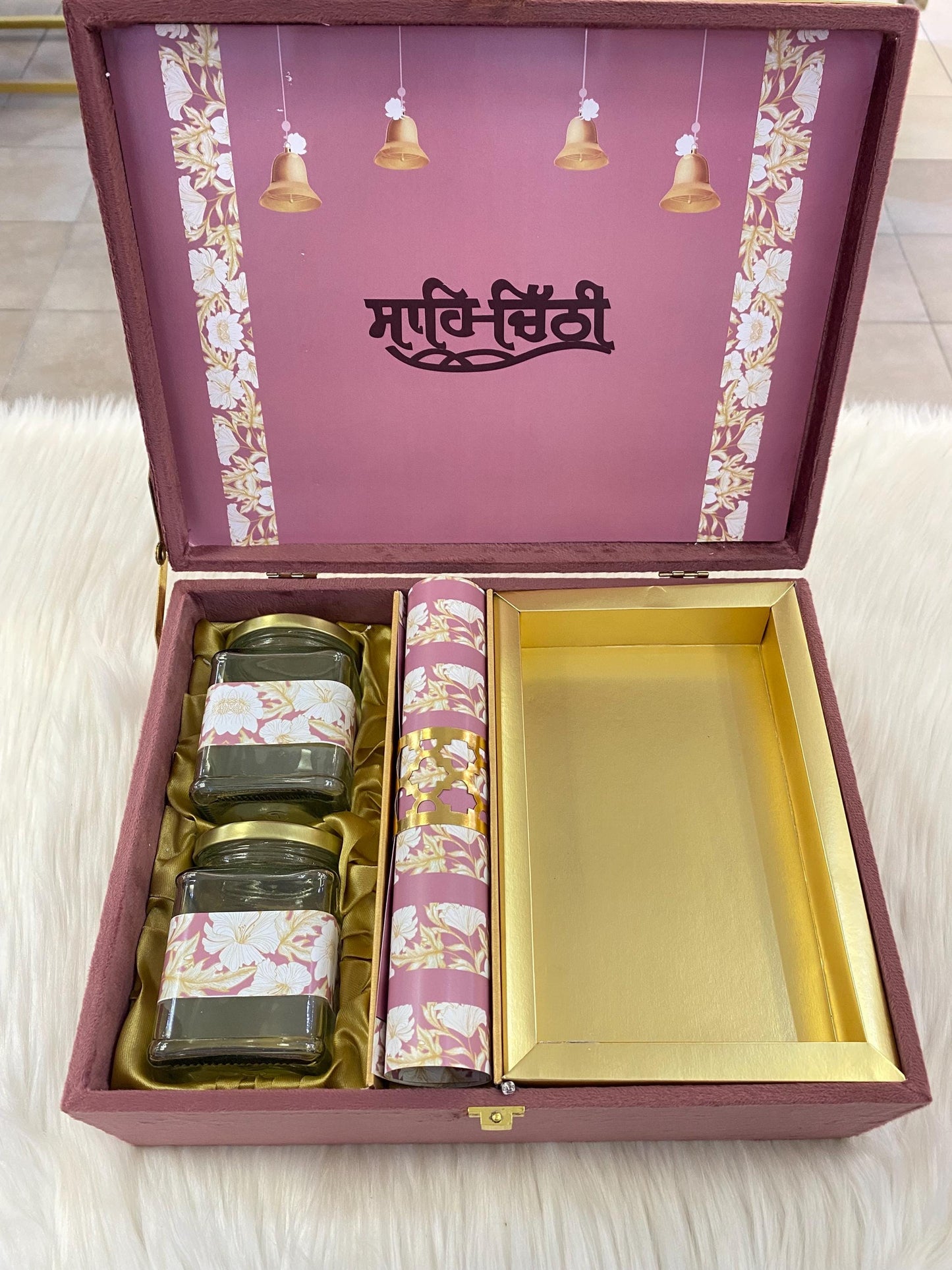 Wedding Invitation- Designer Musical Lagan Patrika/Peeli Chitthi/Shahi Chitthi for Marriage Invitation and Sagan in Punjabi (Set of 1)