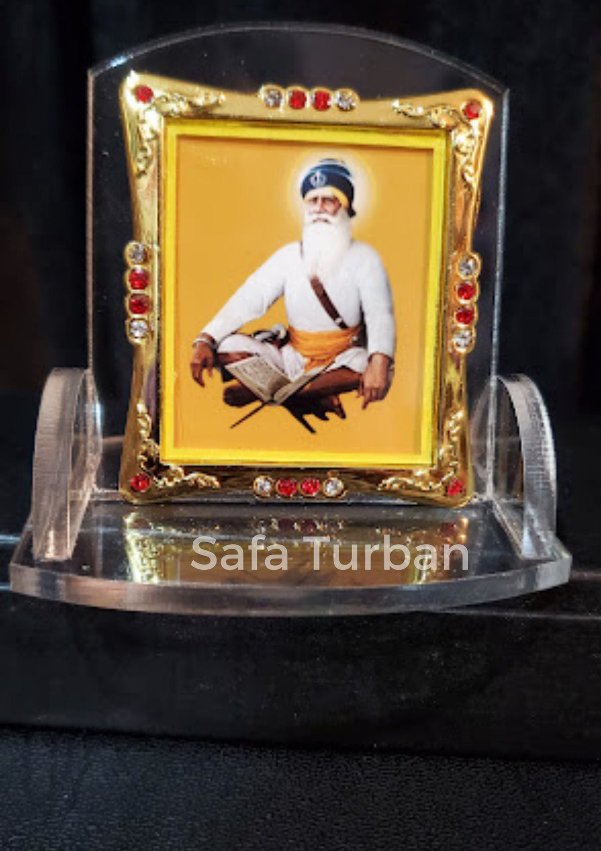 Car Dashboard Rectangular Shape Acrylic Showpiece, Religious Idol Statue for Mandir, Office & Home Décor