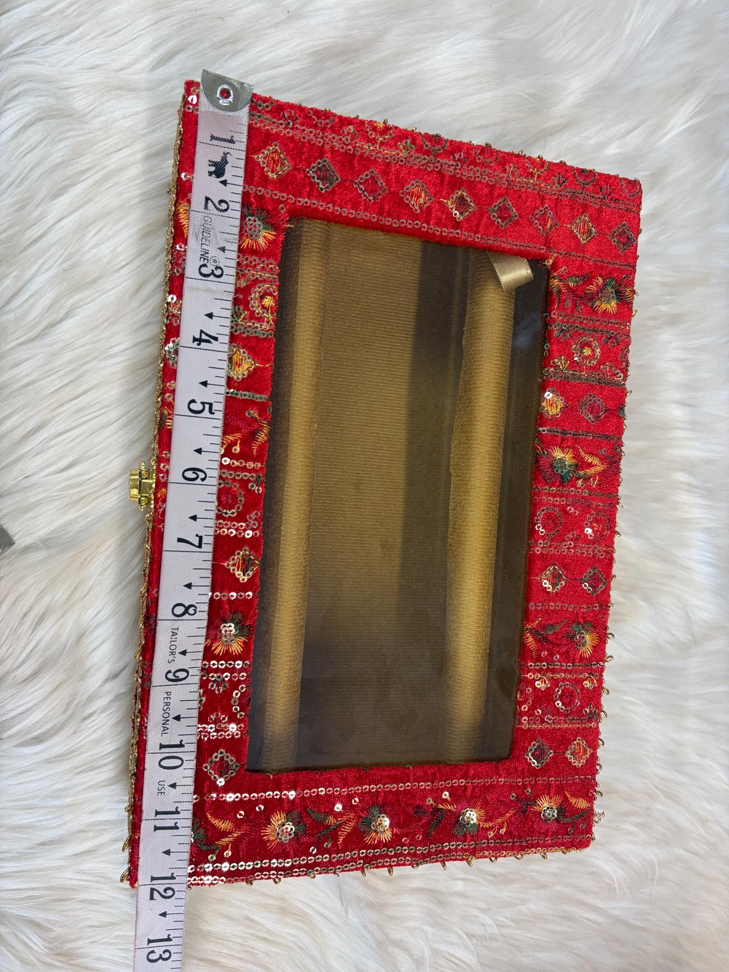Churra Box- Velvet Embroided handcrafted Box- Trousseau Box- Churra bangle Box- Bridal Chura- Bridal Bangles- Bangle Storage Box