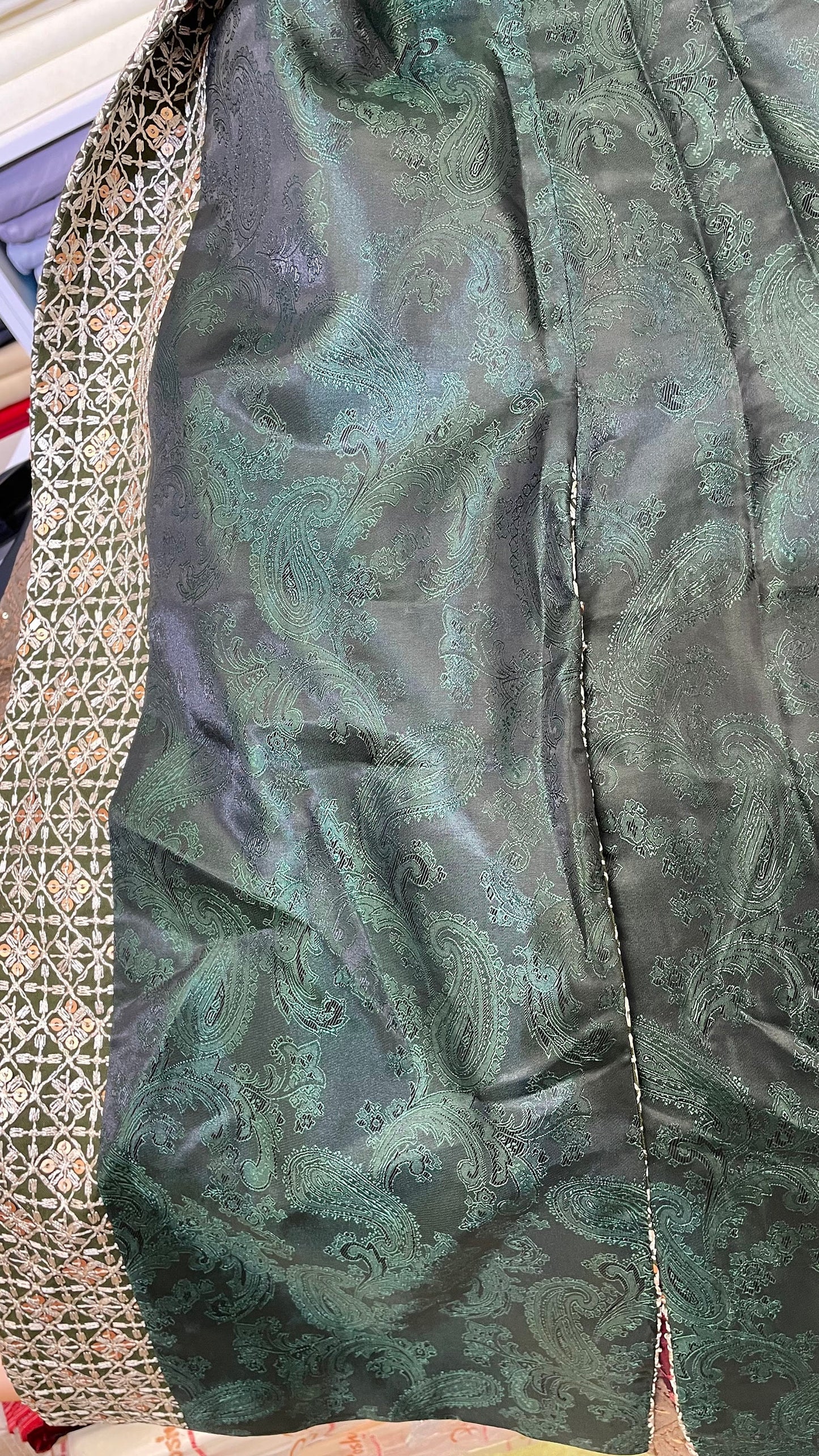 Designer Indo Western Coat For Men With Sequence Work