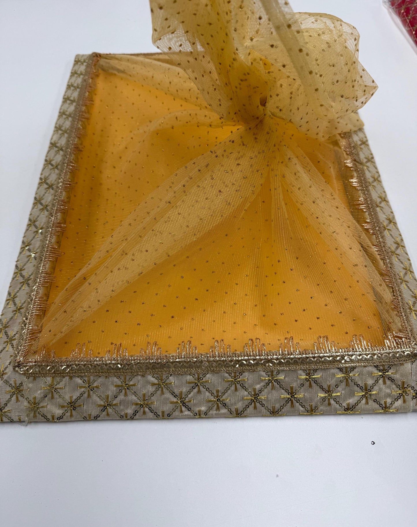 Decorative Wedding Tray/Trousseau Tray/Gifting Tray/Packing Tray /Set of 2
