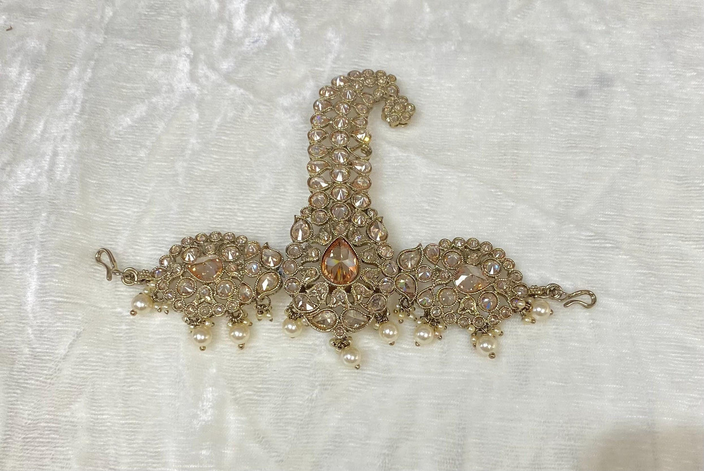 Golden Indian Groom Wedding Accessories-  Kalangi/Kalgi for Men's Safa/Groom Pagdi