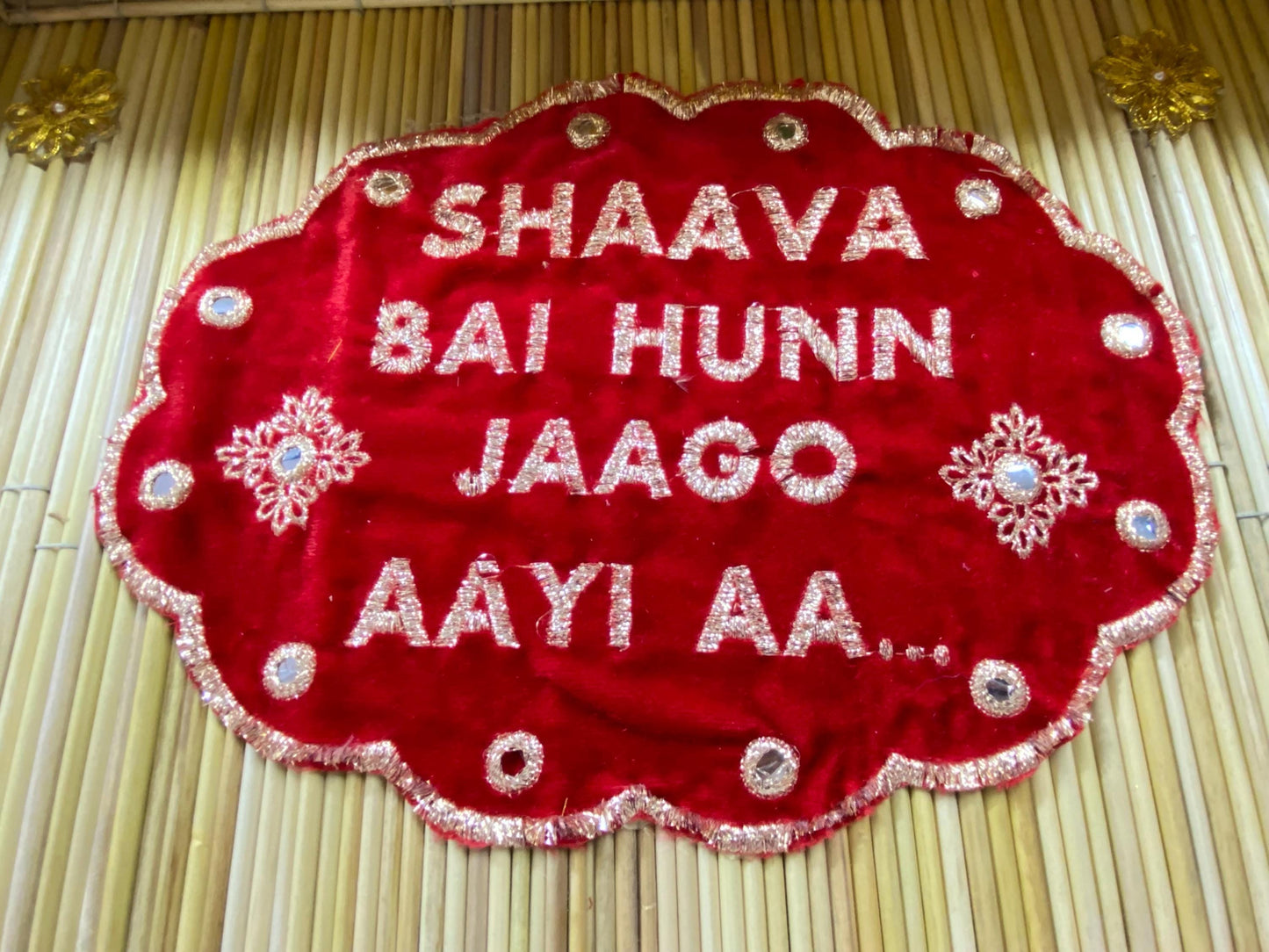 Indian Wedding Accessories-  Chajj/Chaaz for Jaggo Function (Bride/Groom family)