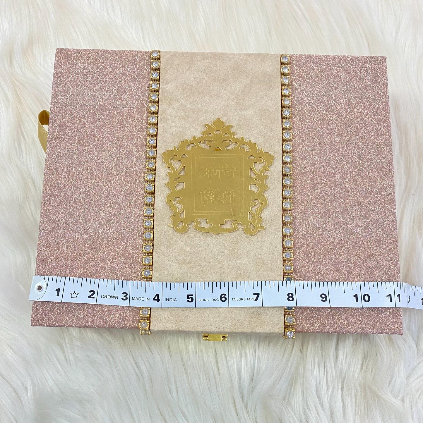 Musical Wedding Invitation Box – Handmade Lagan Patrika, Punjabi Shahi Chitthi