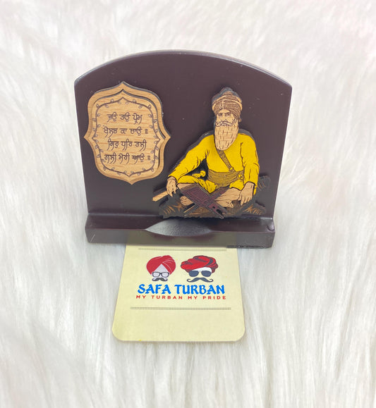 Wood Car/Truck/Office Dashboard/TableTop Display Accessories/Religious/Sikh item