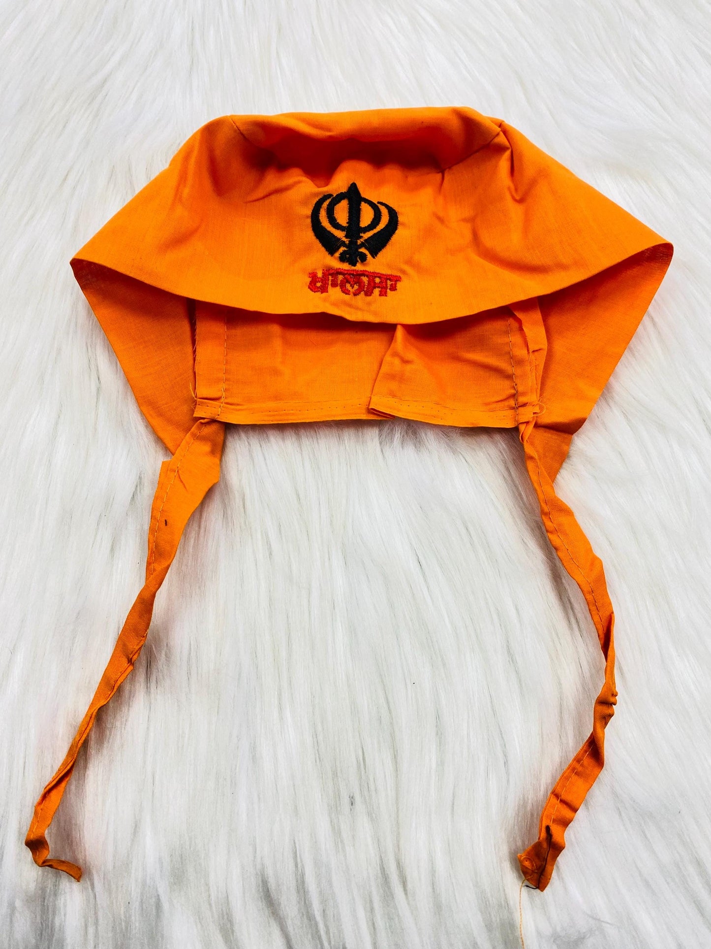 Sikh Patka for Kids with Khanda Sign | Newborn to 3–4 Years