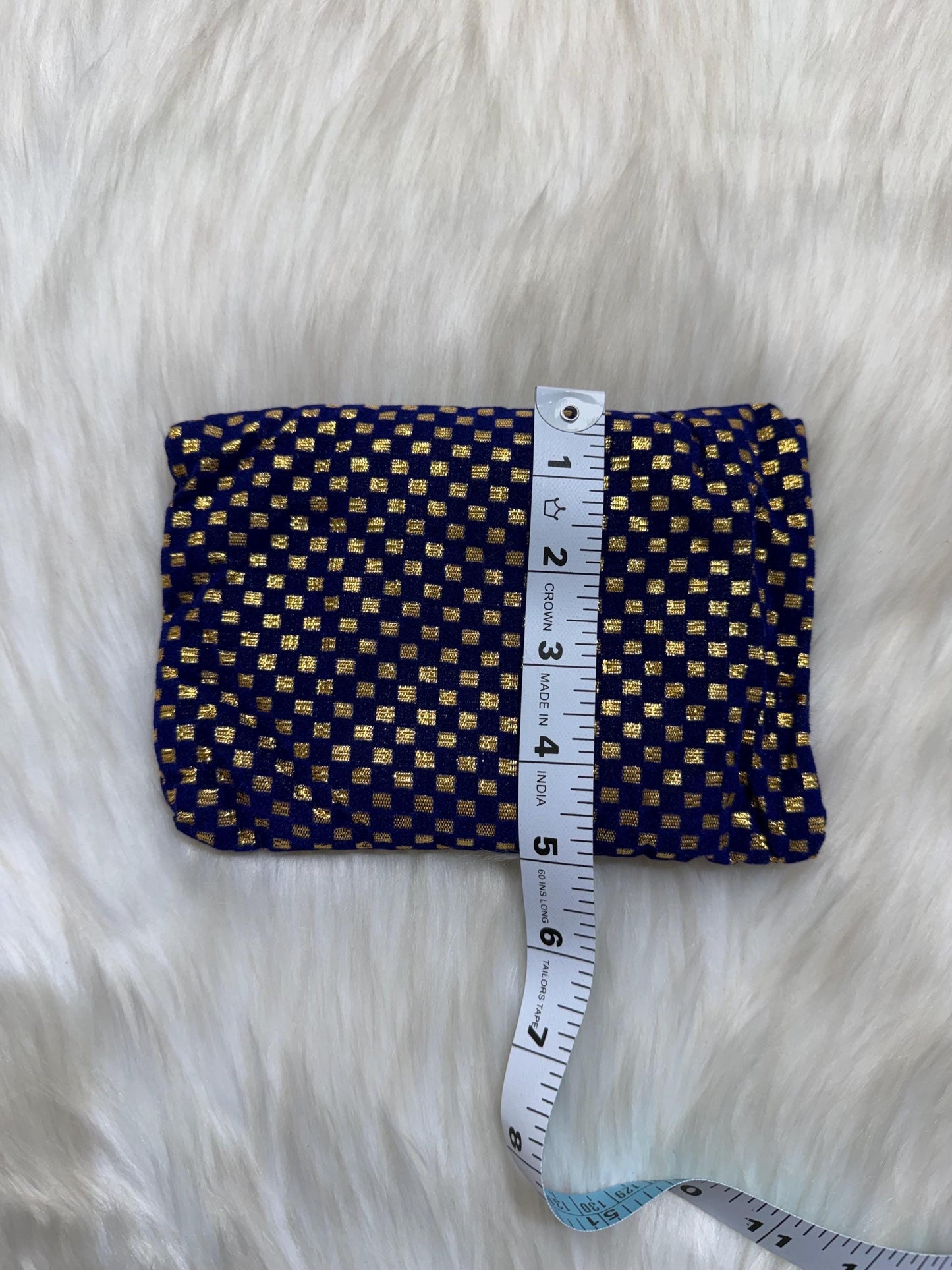 Sikhi Accessories- Gutka Sahib Velvet Cover- Holy Book Cover- Holy Book Protector cover (Blue)