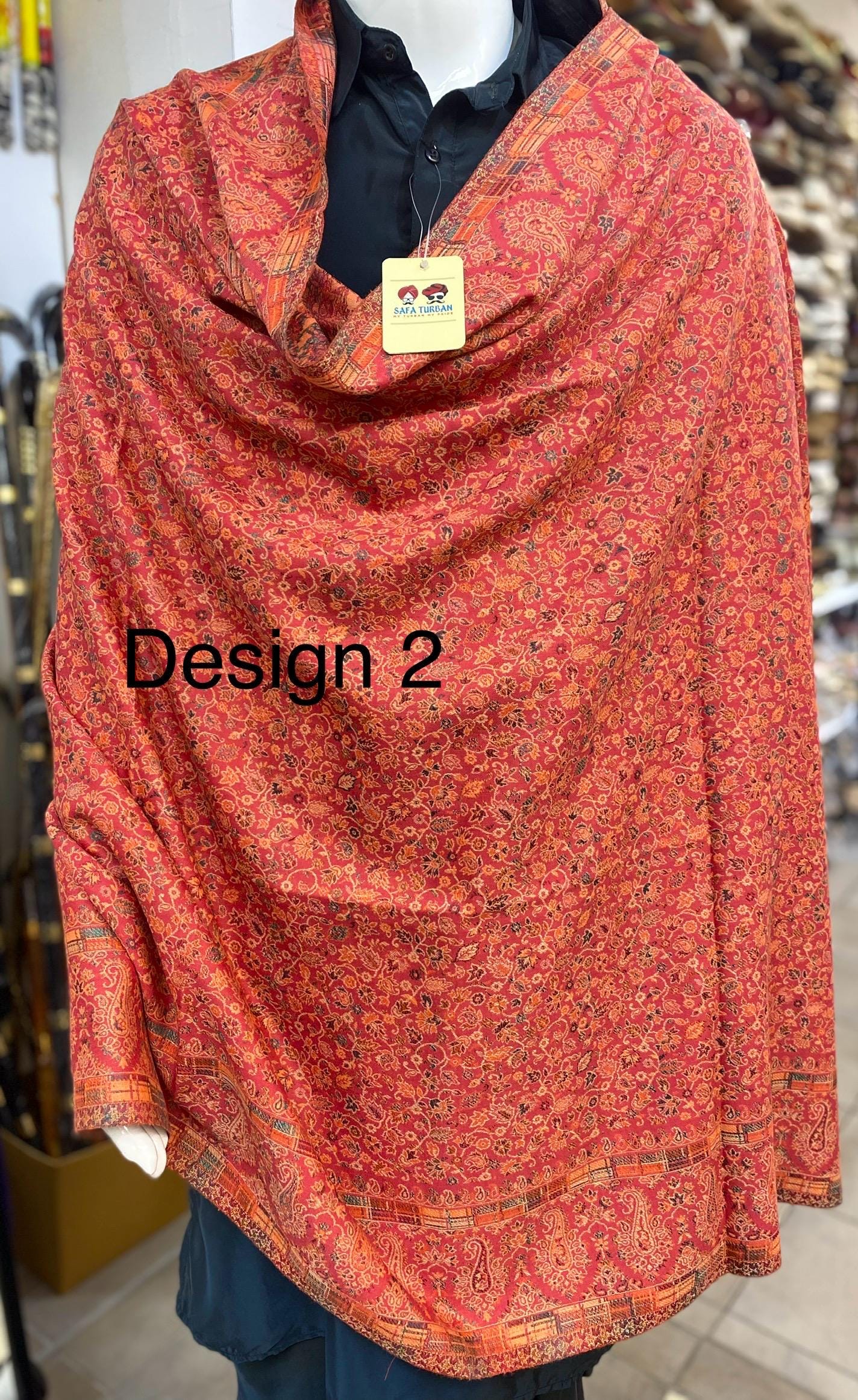 Unisex Pashmina Shawl/ pashmina Stole, Multicolour Woolen Shawl
