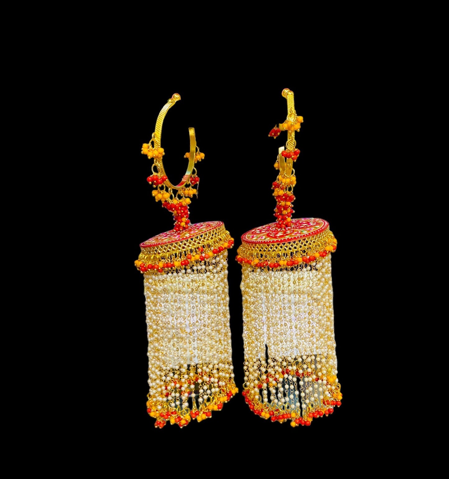 Beautiful Bridal Kaleera Traditional Big Size Kaliras for Bride & Women Hand Hanging Kalera(sold as pair)
