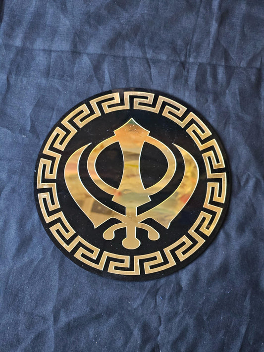 Wall hanging I Khanda /Ek Omkar Wall Decor I Acrylic Wall Hanging | Door Hanging | Home Decor Accessory