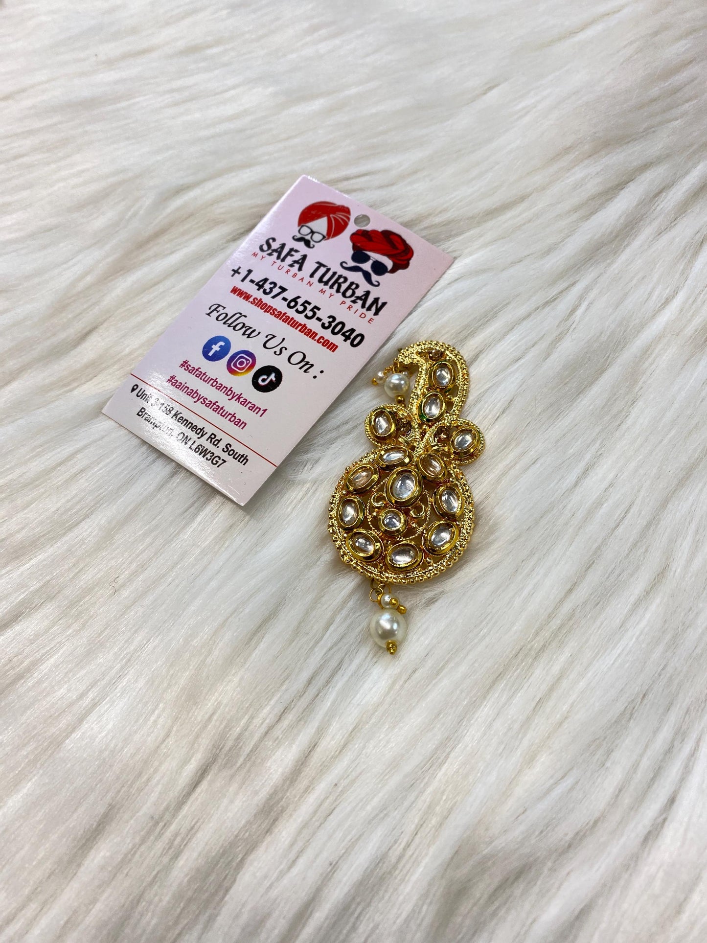 Indian Groom Wedding Accessories-  Kalangi/Kalgi for Men's Safa/Groom Pagdi