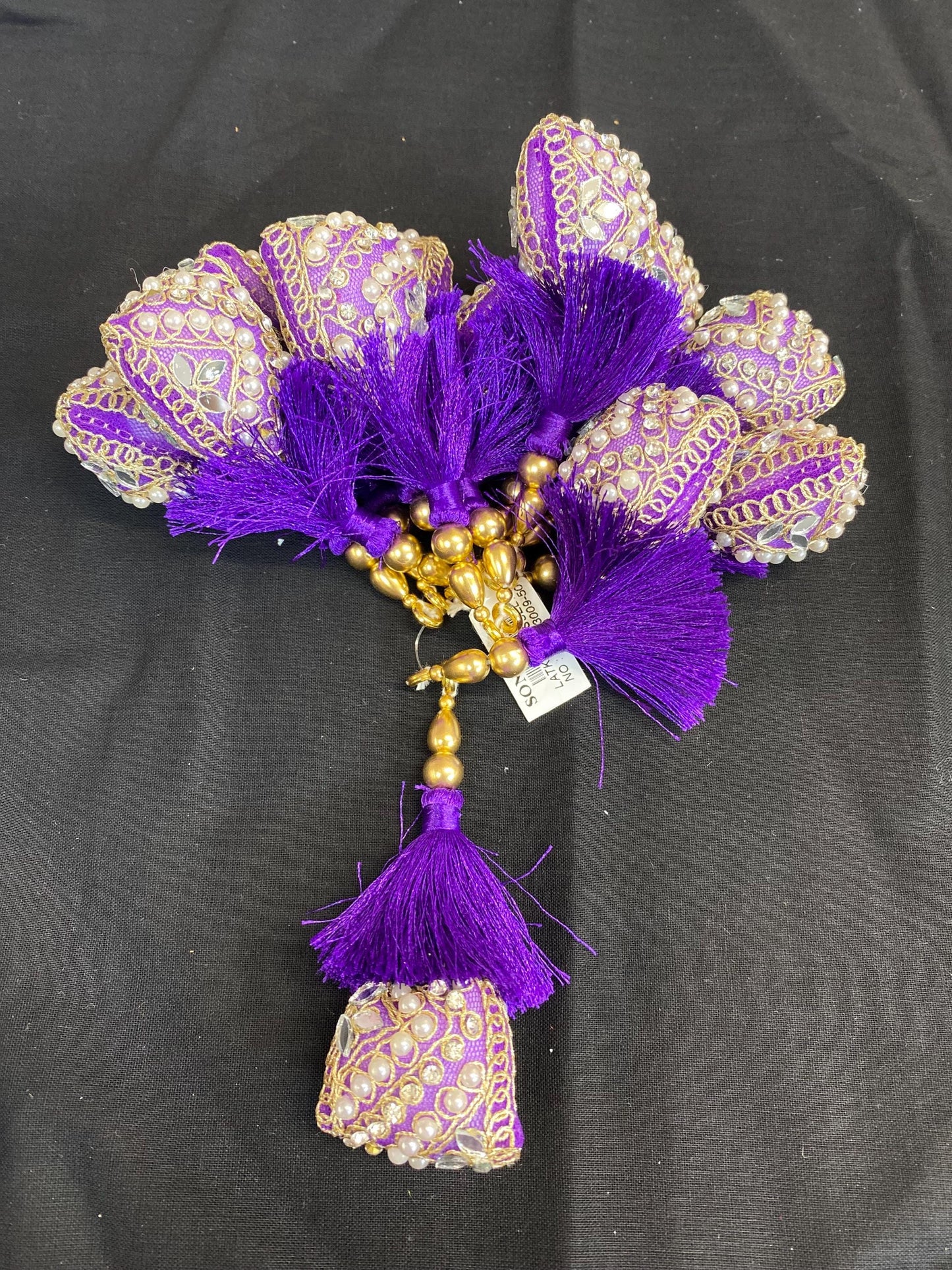Fashion Handmade Latkan, Stylish Heavy Long for Lehenga, Chunni Border, Hanging Latkan for Lehenga, Handmade Pillow Shaped latkan