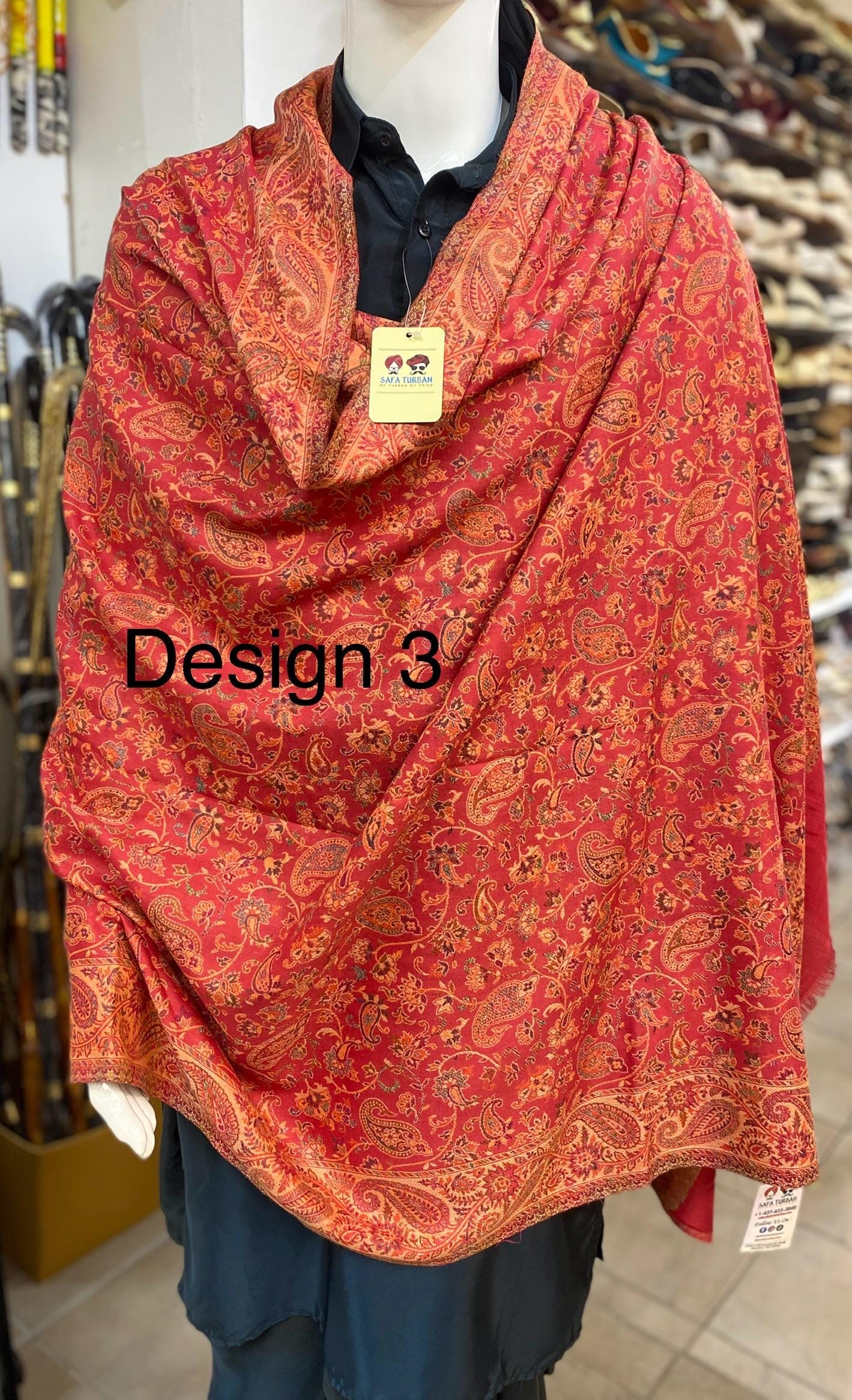 Unisex Pashmina Shawl/ pashmina Stole, Multicolour Woolen Shawl