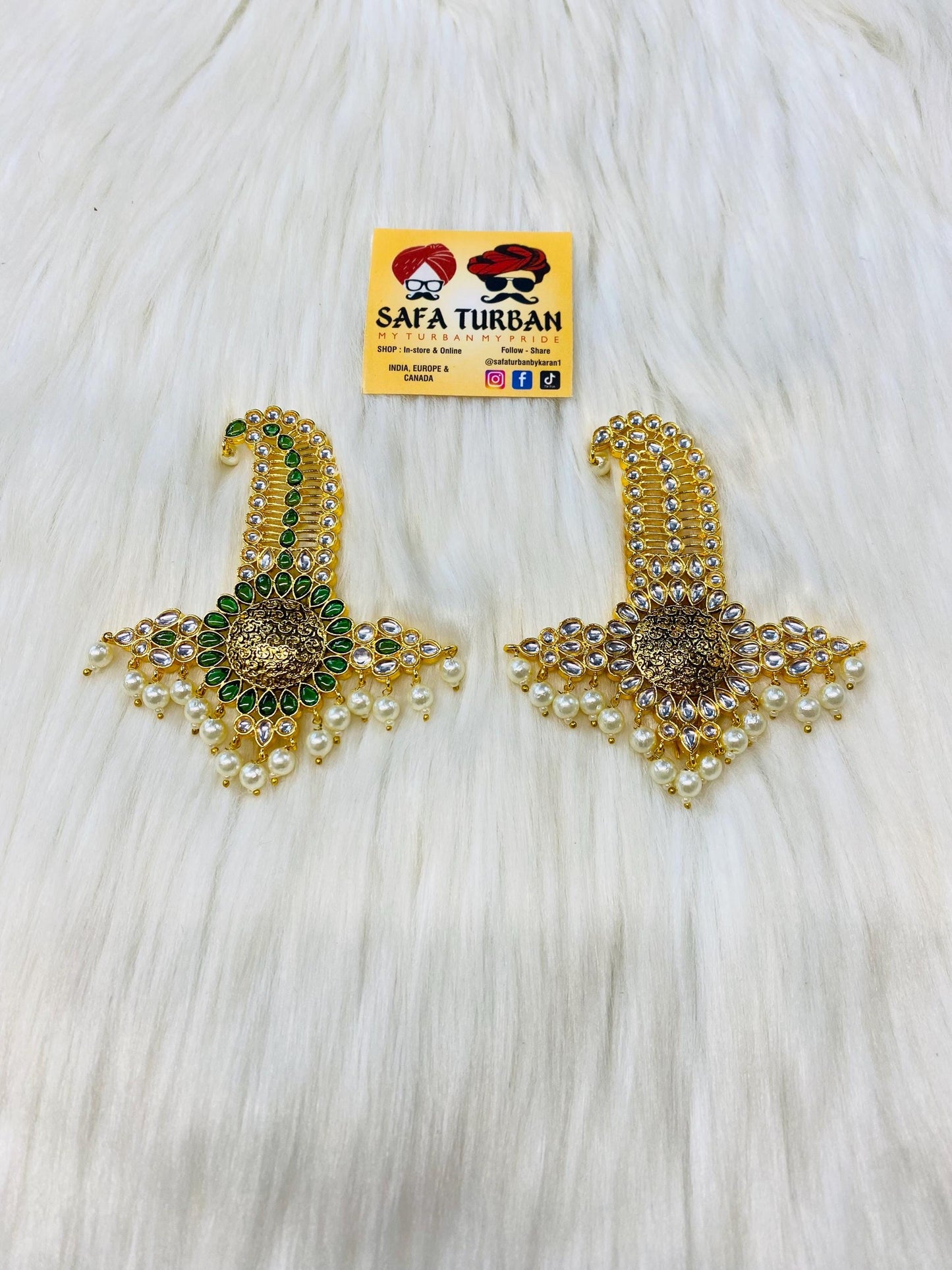 Indian Groom Wedding Accessories-  Kalangi/Kalgi for Men's Safa/Groom Pagdi