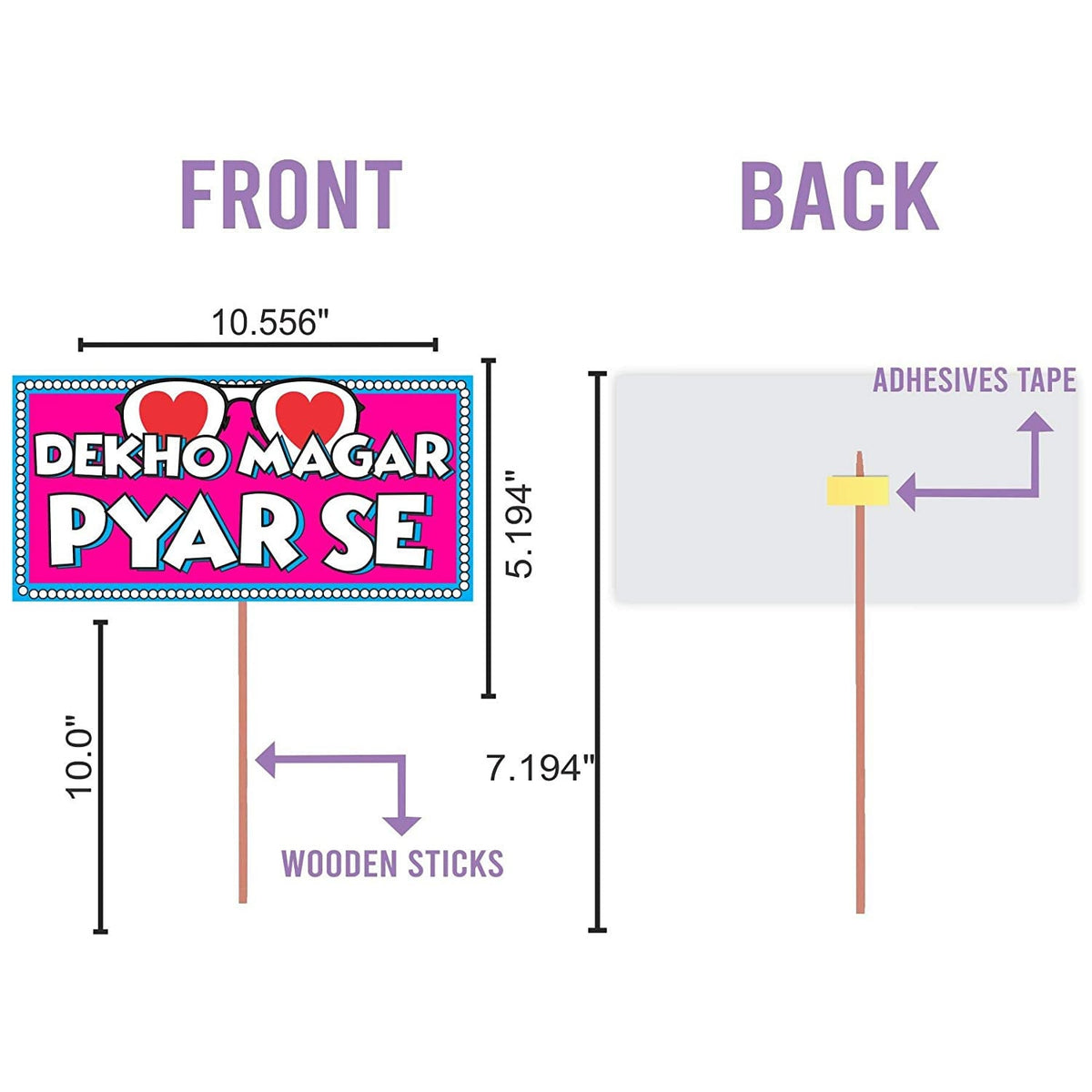 Wedding/Party Props for Photo Booth/ Mehandi Props/ Sangeet Props