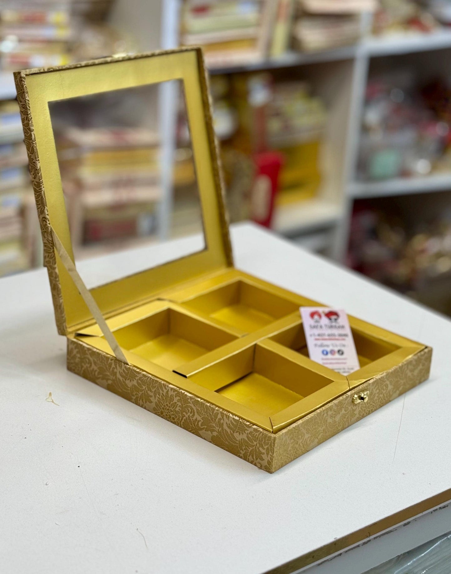 Decorative, Handicraft Empty Dry Fruit Gift Box/Gifting Box/Wedding Box (Box only)