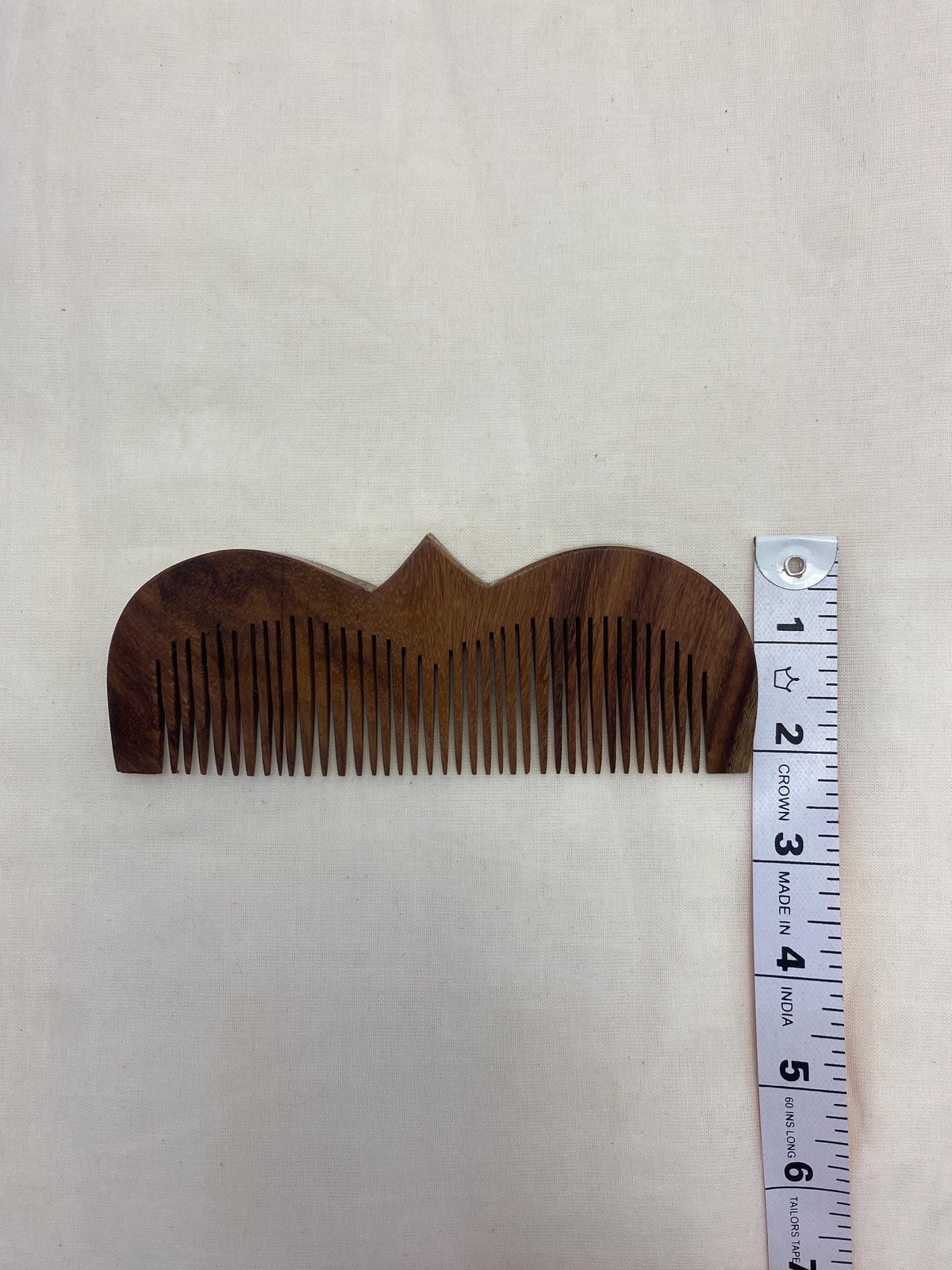 Pure Wood Comb- Wood Colour (Brown) II For Women/Men/Kids | Non-static | Eco-Friendly