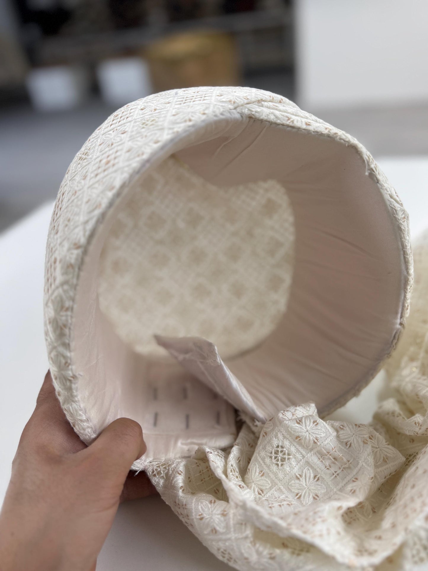 Groom Wedding Turban- Ivory AdjustableTurban(with velcro)- Safa Turban/Pagdi/Premade Turban/ Wedding Safa/Turban