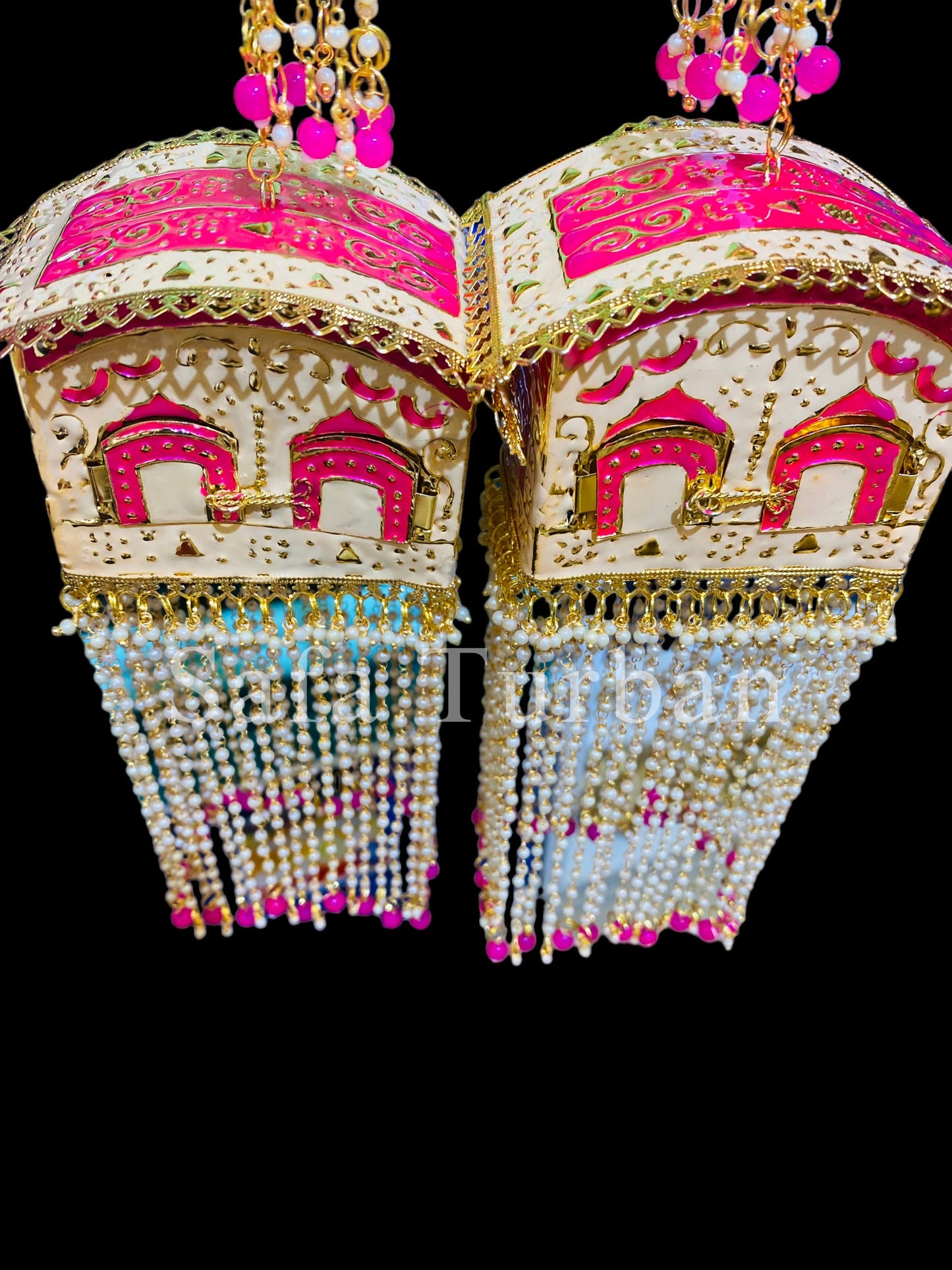 Beautiful Bridal Handmade Kalire/Kaleera/Kalera/Kalira Bridal Hand Hanging Kaleera for Brides/Dulhan/Girls(sold as pair)