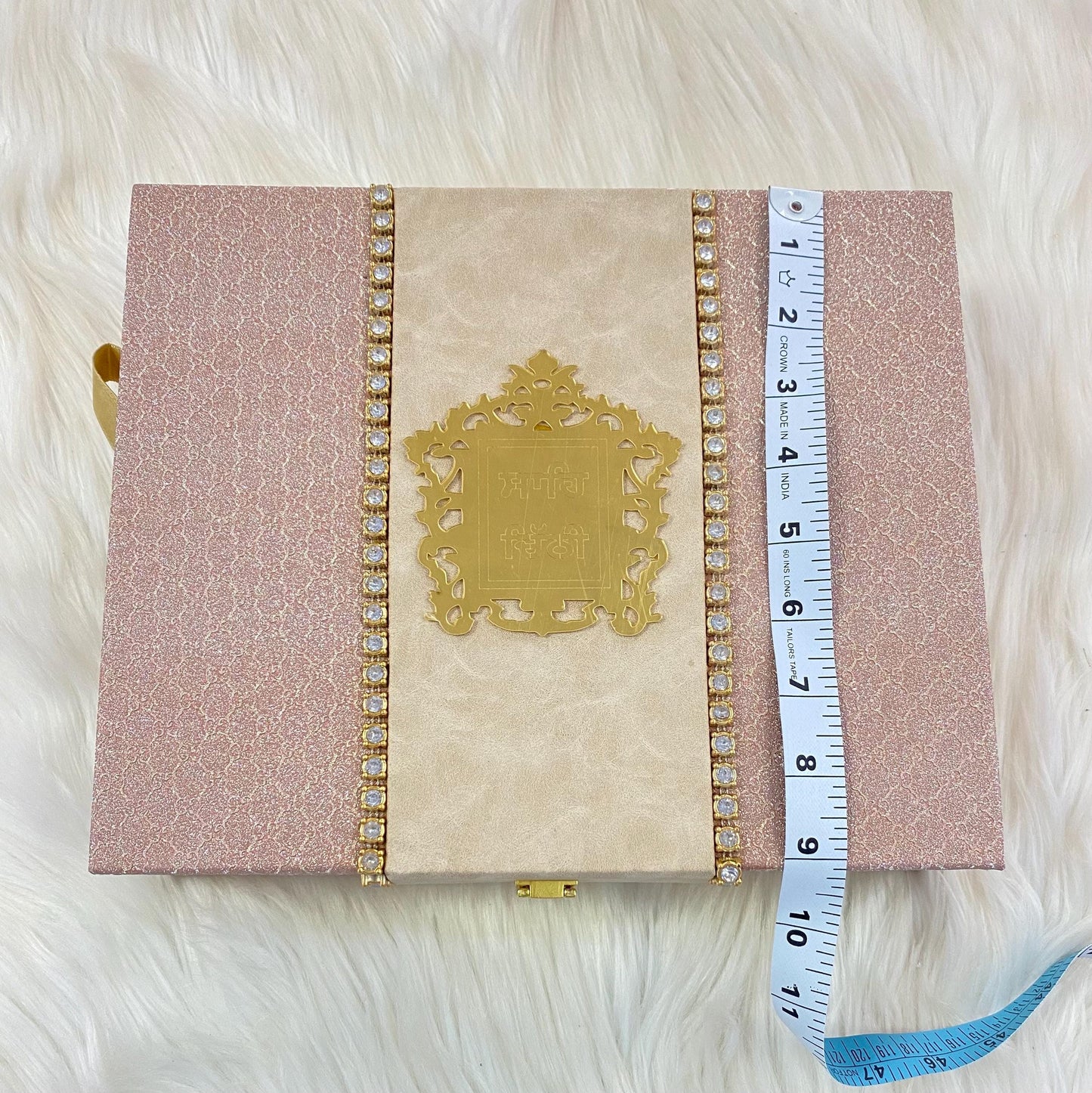 Musical Wedding Invitation Box – Handmade Lagan Patrika, Punjabi Shahi Chitthi