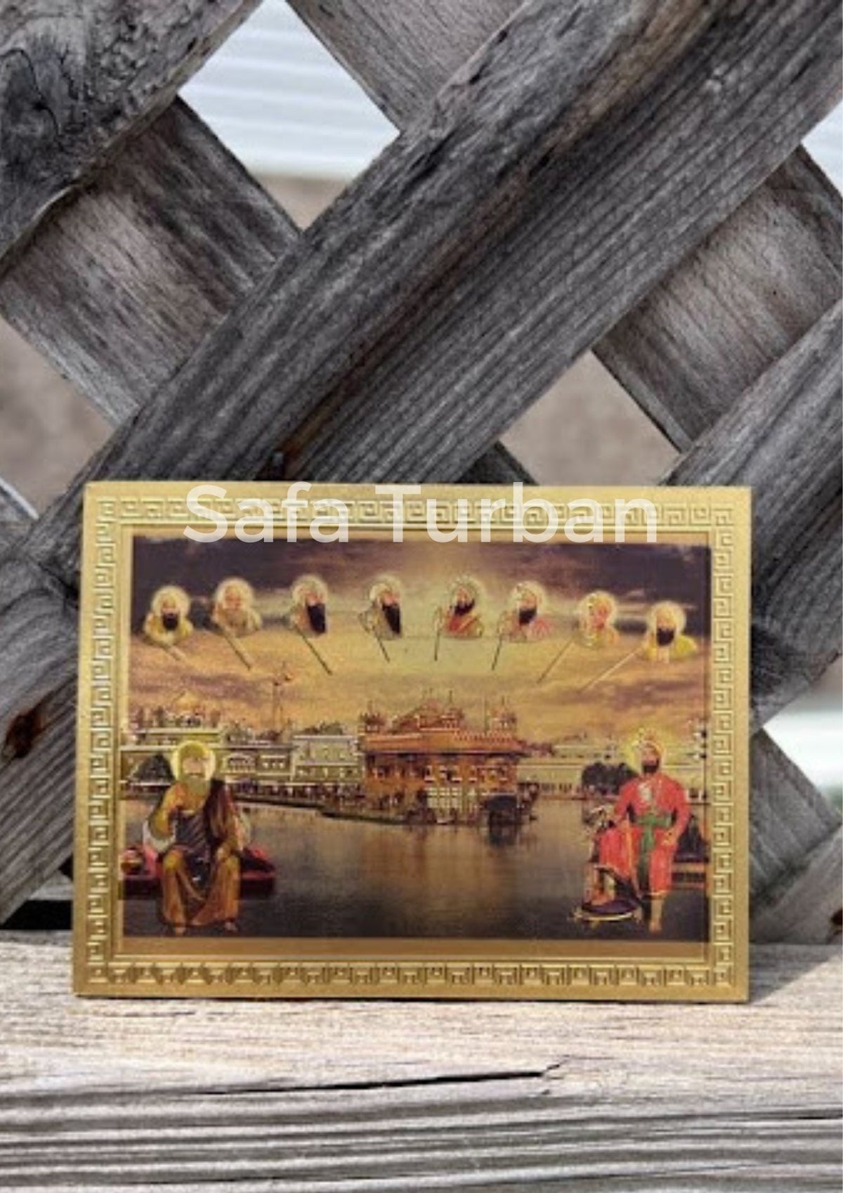 Sikh Golden Temple Fridge Magnet Souvenir- Souvenir-Golden Temple and 10 Sikh Guru Sahib Ji