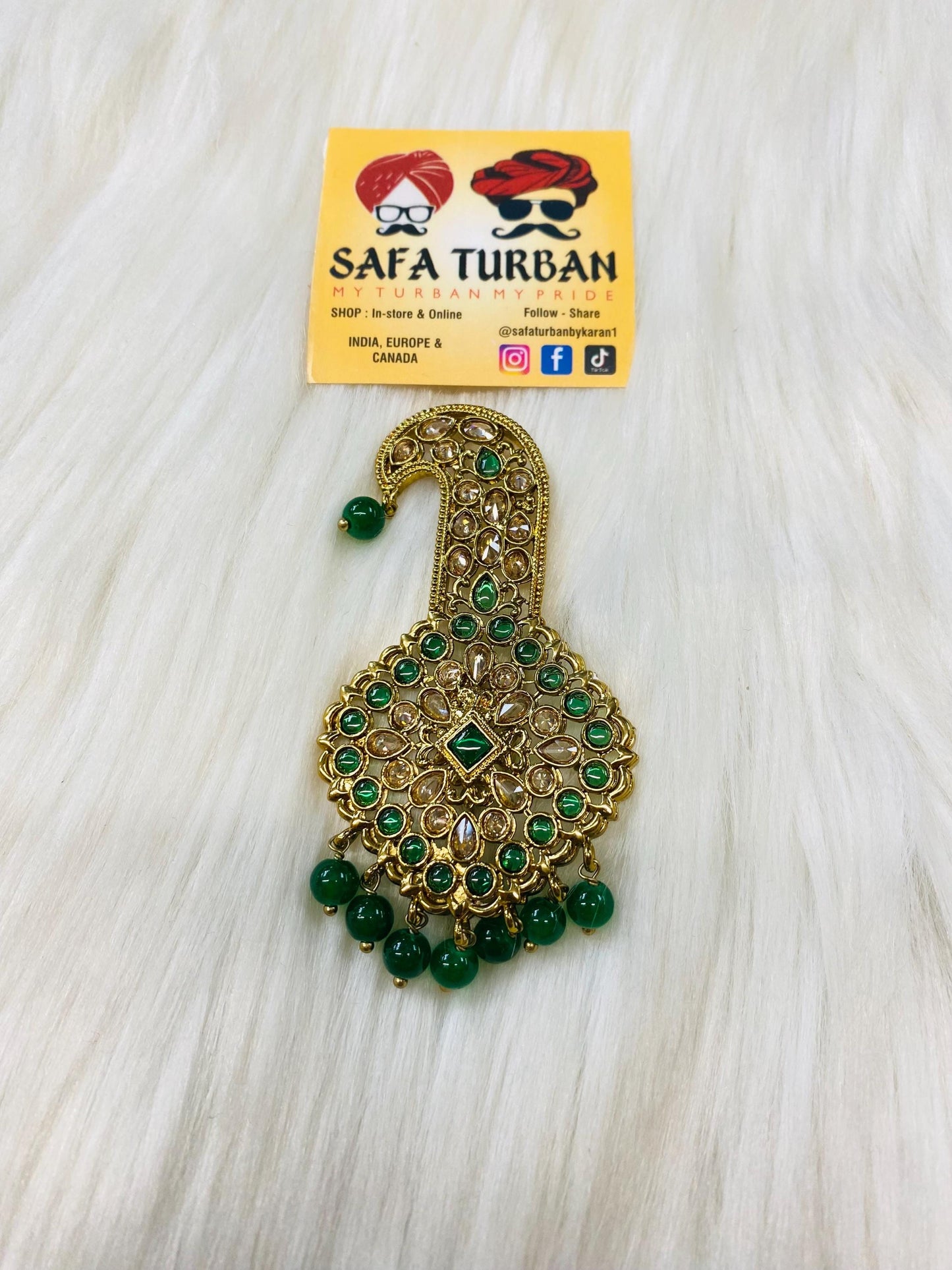 Indian Groom Wedding Accessories-  Kalangi/Kalgi for Men's Safa/Groom Pagdi