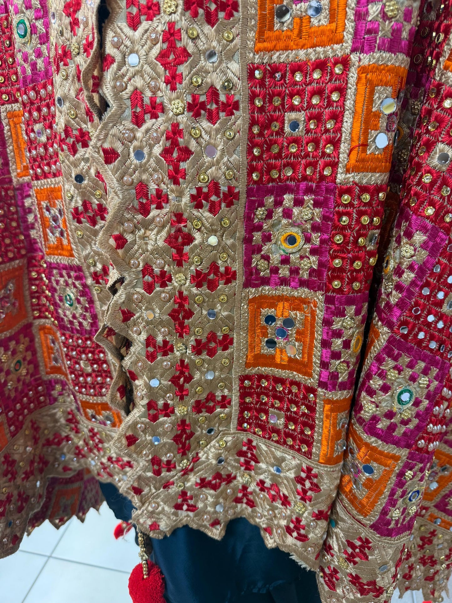Phulkari Dupatta- Women's Beautiful Phulkari Dupatta, Scarf,Multicoloured  Phulkari Chunni, Dupatta