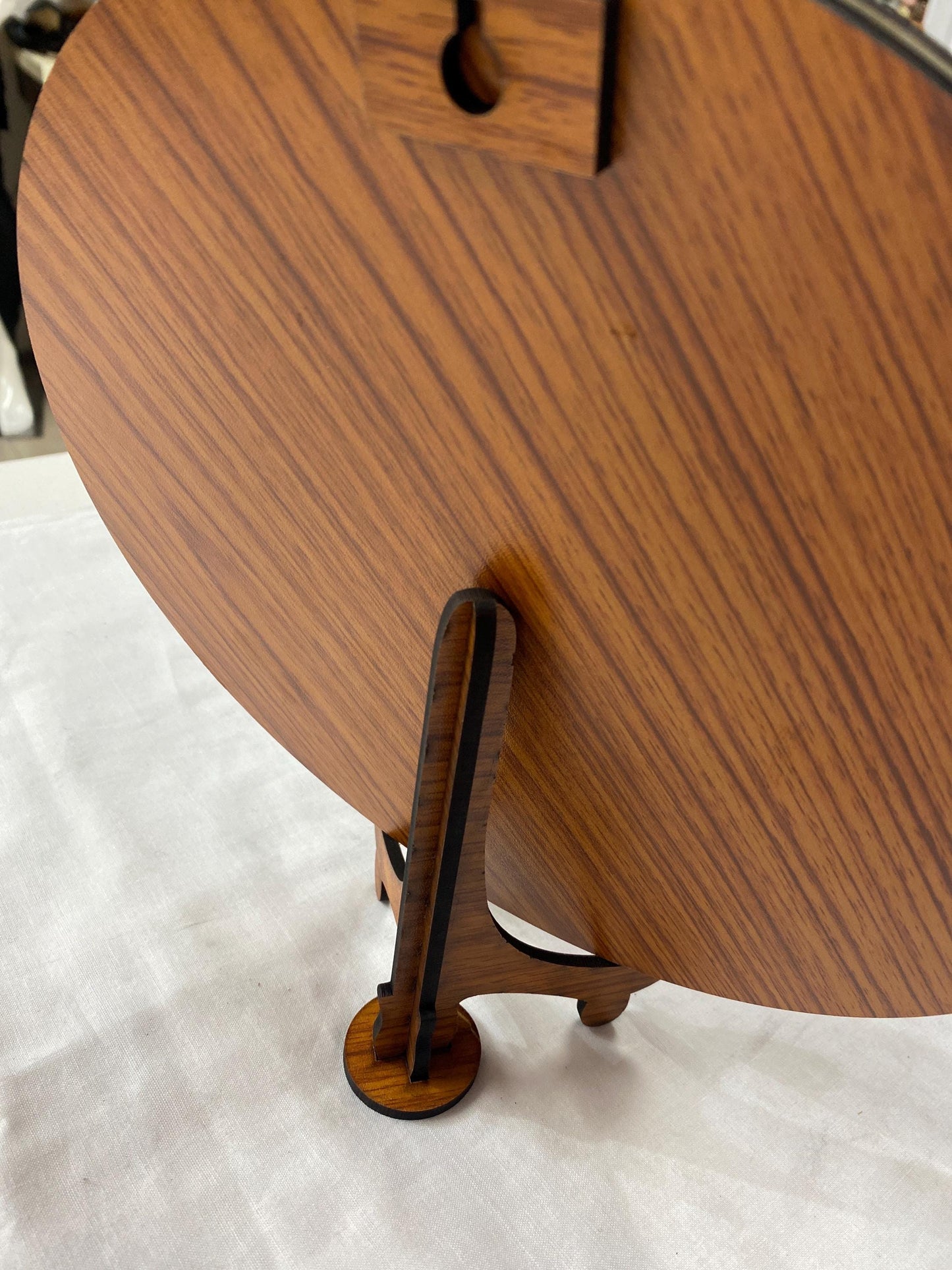 TableTop Wooden  Display Accessories- Ik Onkar  (light brown)Religious/Sikh item/detachable stand /gift item