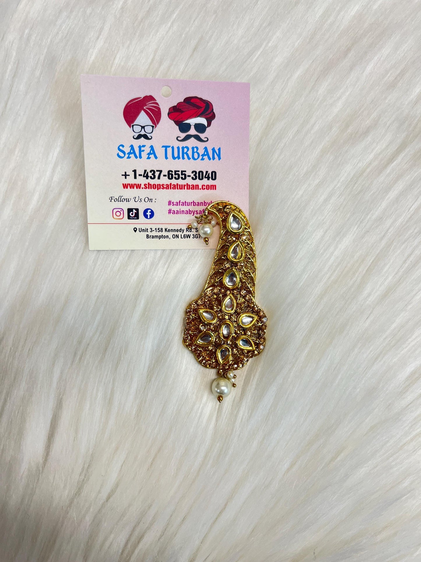 Indian Groom Wedding Accessories-  Kalangi/Kalgi for Men's Safa/Groom Pagdi