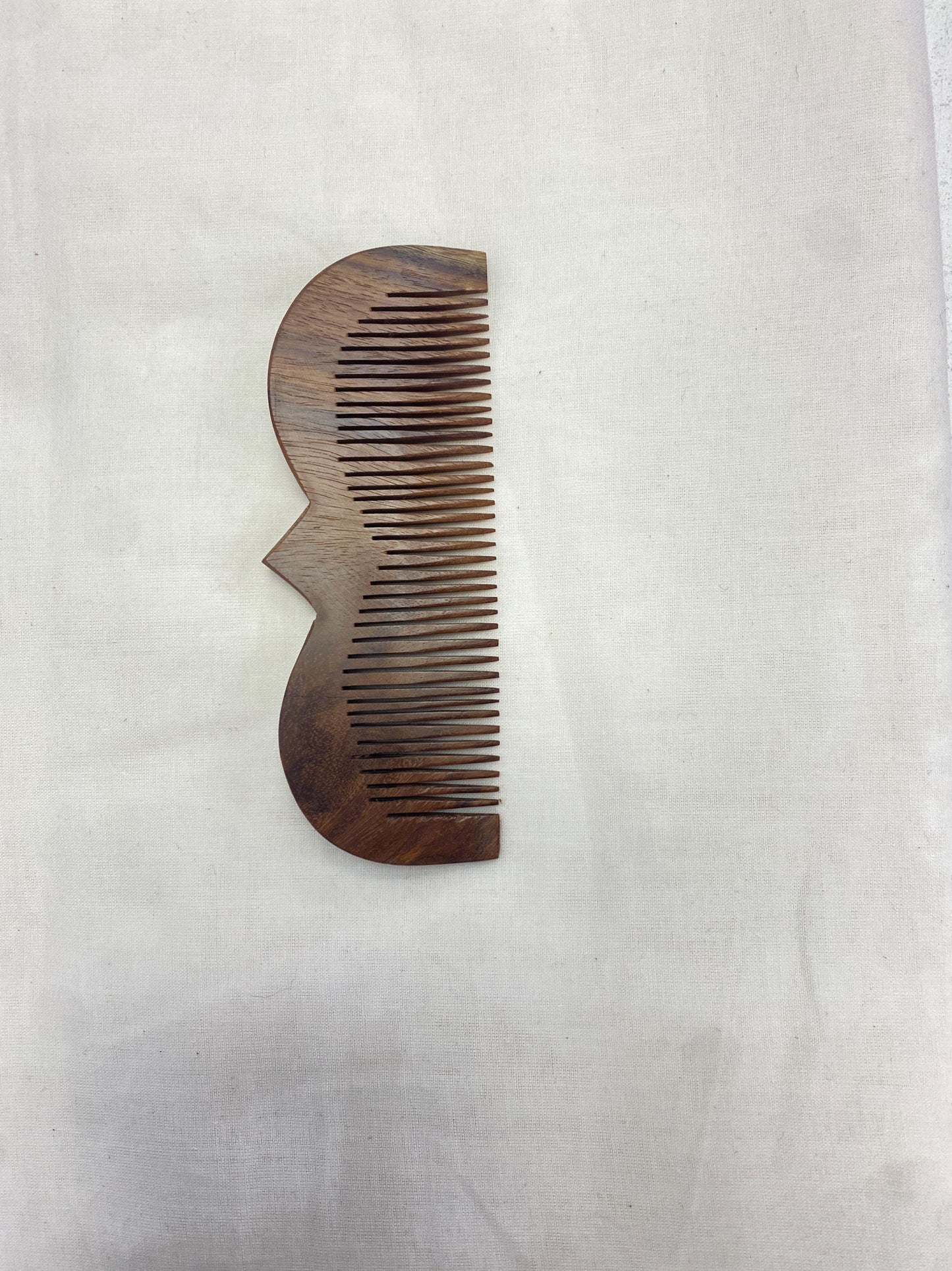 Pure Wood Comb- Wood Colour (Brown) II For Women/Men/Kids | Non-static | Eco-Friendly