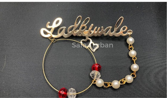 Indian Wedding Accessories- Ladkiwale Gold Plated Brooch/Brooch Pin Pack for Men & Women