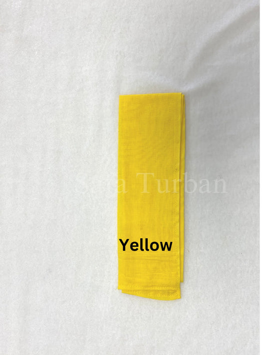 Fifty for Sikh Turban- Plain Colours- Plain Fifties- coloured Fifties- Pugh Fifty (sold per piece)