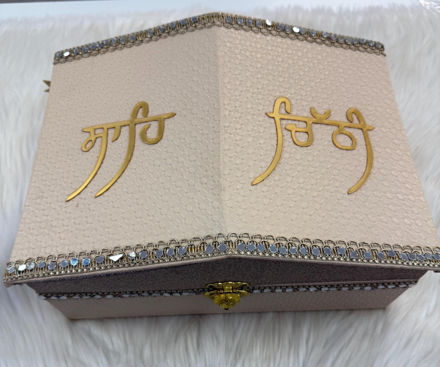 Wedding Invitation- Designer Musical Lagan Patrika/Peeli Chitthi/Shahi Chitthi for Marriage Invitation and Sagan in Punjabi (Set of 1)