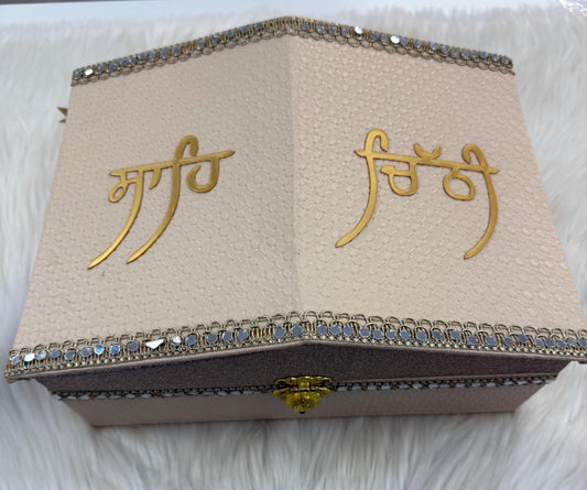 Wedding Invitation- Designer Musical Lagan Patrika/Peeli Chitthi/Shahi Chitthi for Marriage Invitation and Sagan in Punjabi (Set of 1)