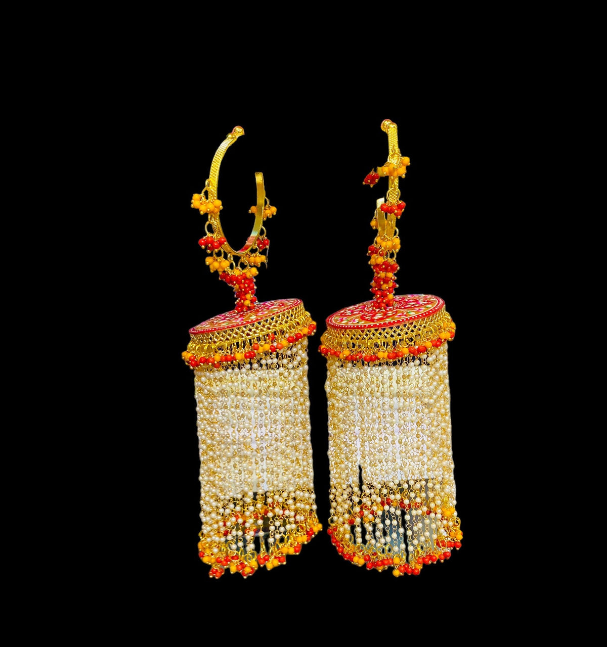 Beautiful Bridal Kaleera Traditional Big Size Kaliras for Bride & Women Hand Hanging Kalera(sold as pair)