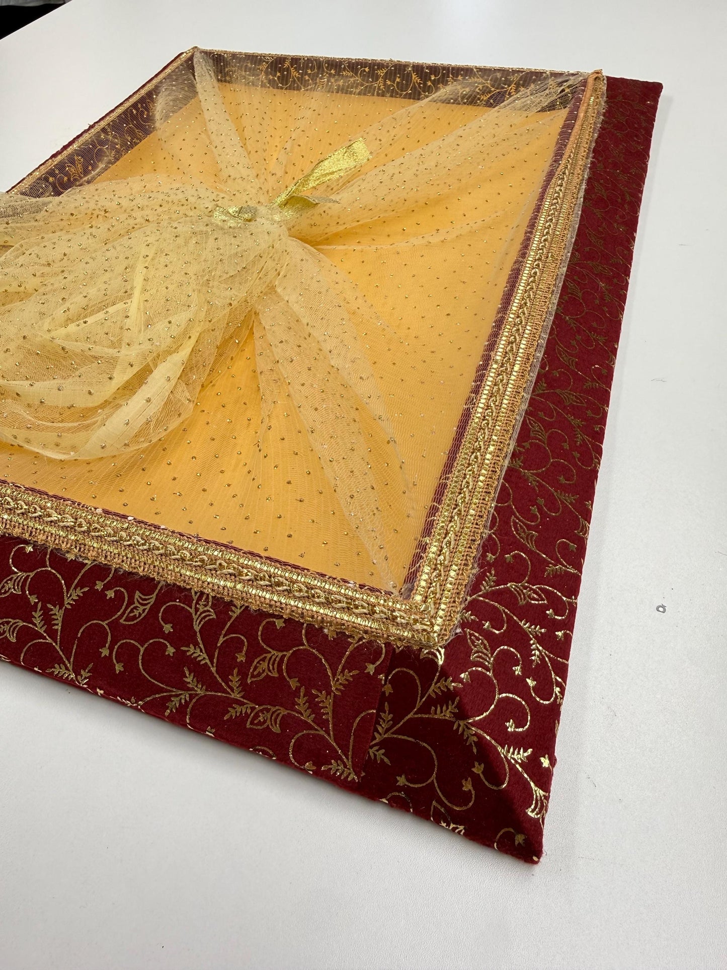 Decorative Wedding Tray/Trousseau Tray/Gifting Tray/Packing Tray