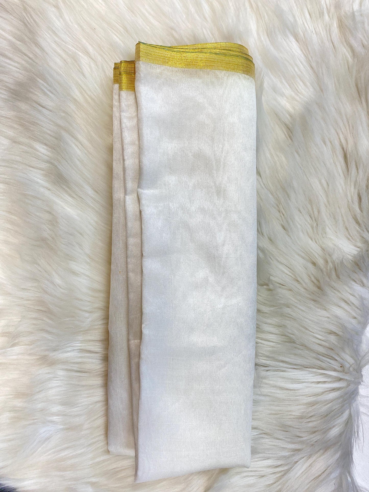 Men's Traditional Turban Fabric/Safa/Pagdi/Pheta Cloth (ivory white ) for Barati/Groom/Social Occasion