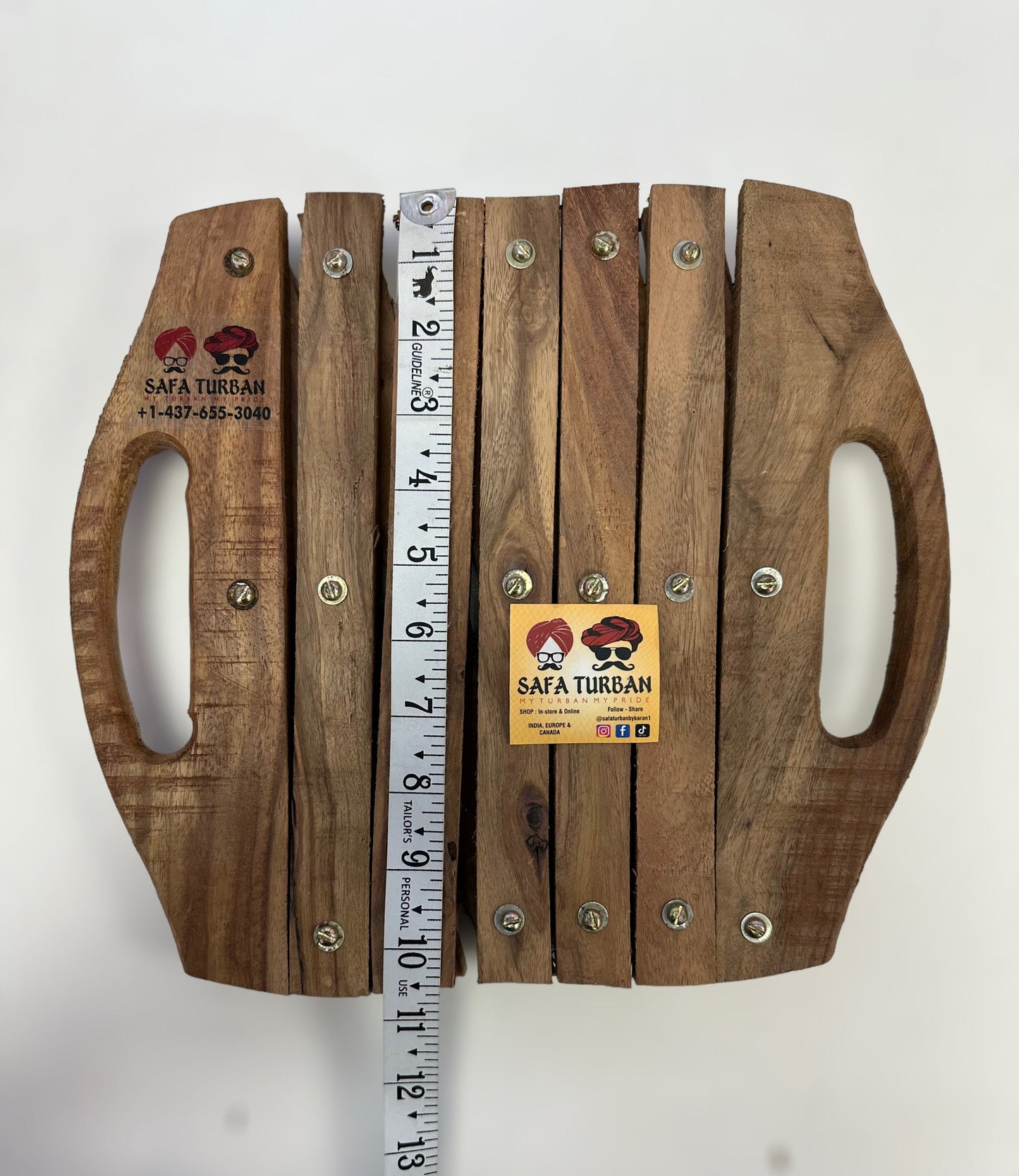 Bhangra Prop- Chikka, Wooden Chikka, Bhangra Sapp Chhikka Kanchi, Chikka with Handle