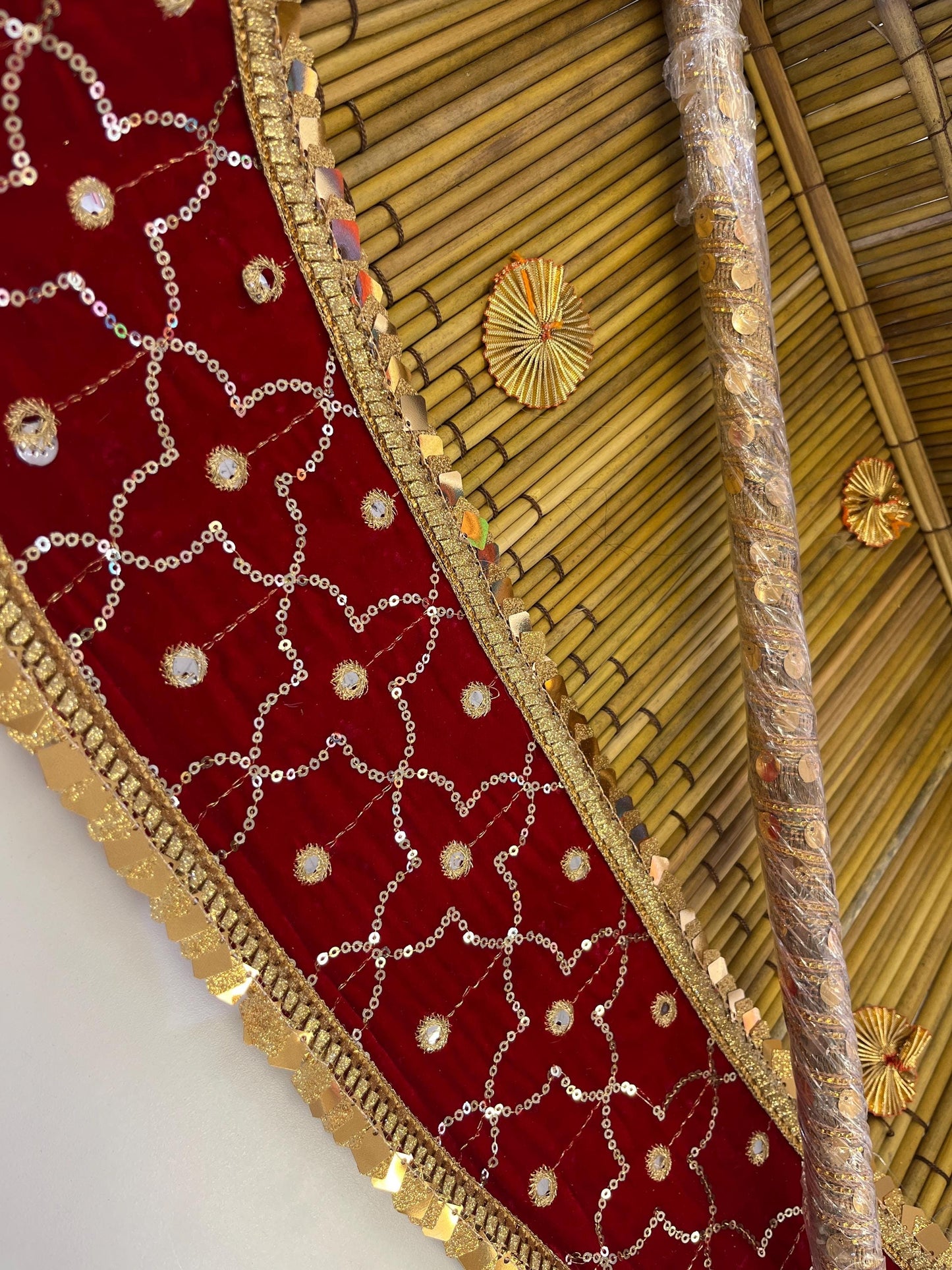 Indian Wedding Accessories-  Chajj/Chaaz for Jaggo Function (Bride/Groom family)