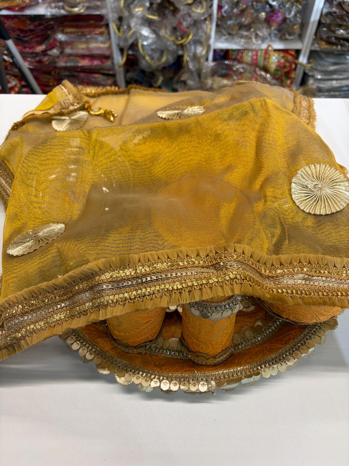 Indian Wedding Accessories- Bride/Groom Mehndi Mayian/ Haldi/ Maiyan/ Vatna Ceremony- Full Set
