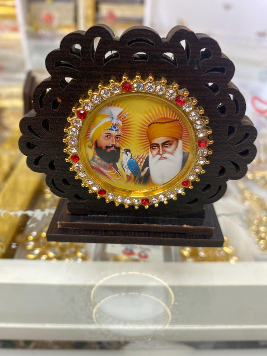 Wood Car/Truck/Office Dashboard/TableTop Display Accessories II Religious/Sikh item