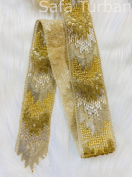 Decorative Fabric Lace for Dresses, Sarees, Lehenga, Suits, Blouses, Dupatta, Chunri, and Craft