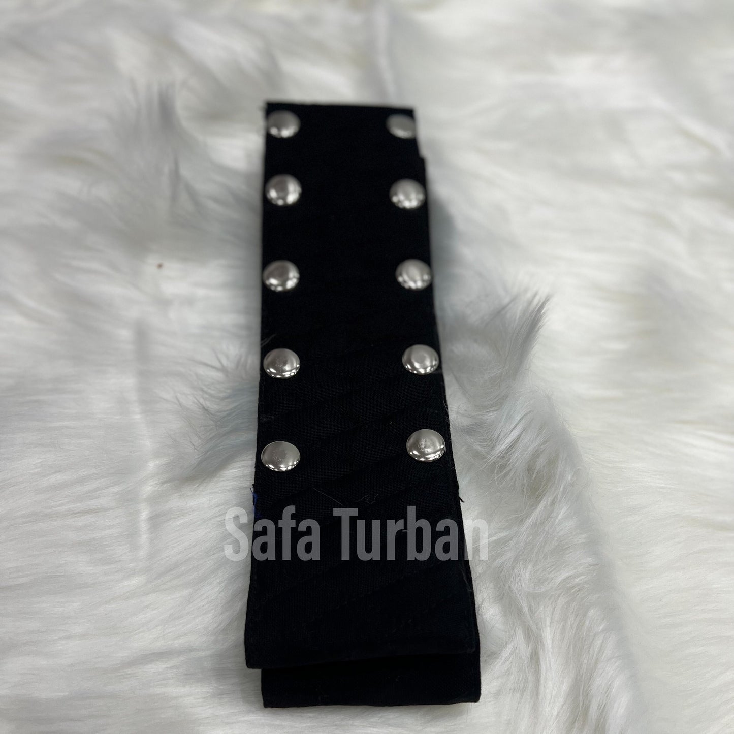 KamarKasa/Sikh Waist Belt- Kamarkasa Belt or Belt Tich Button Adjustment (Black colour)