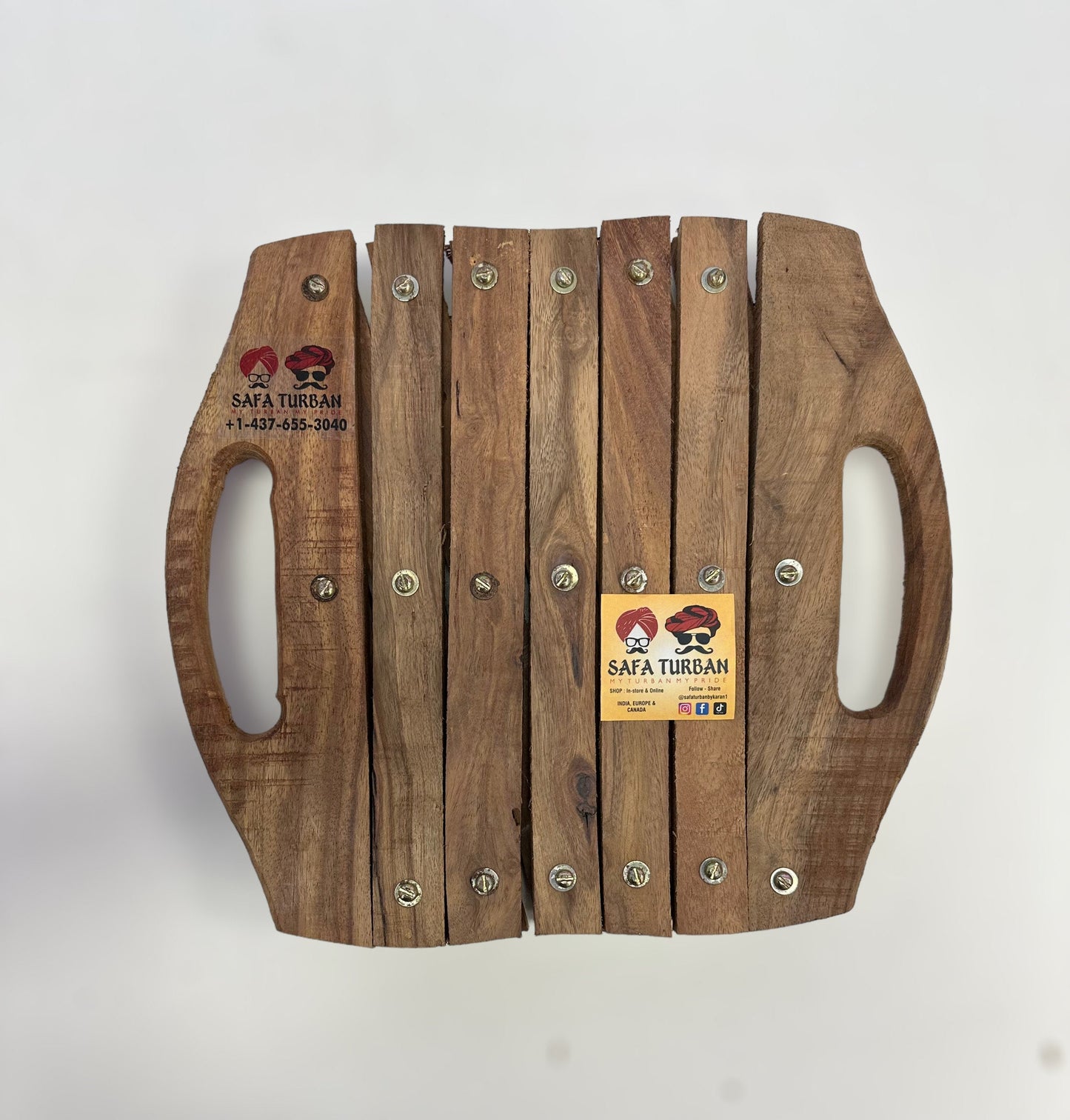 Bhangra Prop- Chikka, Wooden Chikka, Bhangra Sapp Chhikka Kanchi, Chikka with Handle