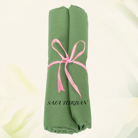 Sikh Turban- Pista Green (Full Voile), Sikh Turban, Turban Fabric (stitching/peeko/edges finishing)