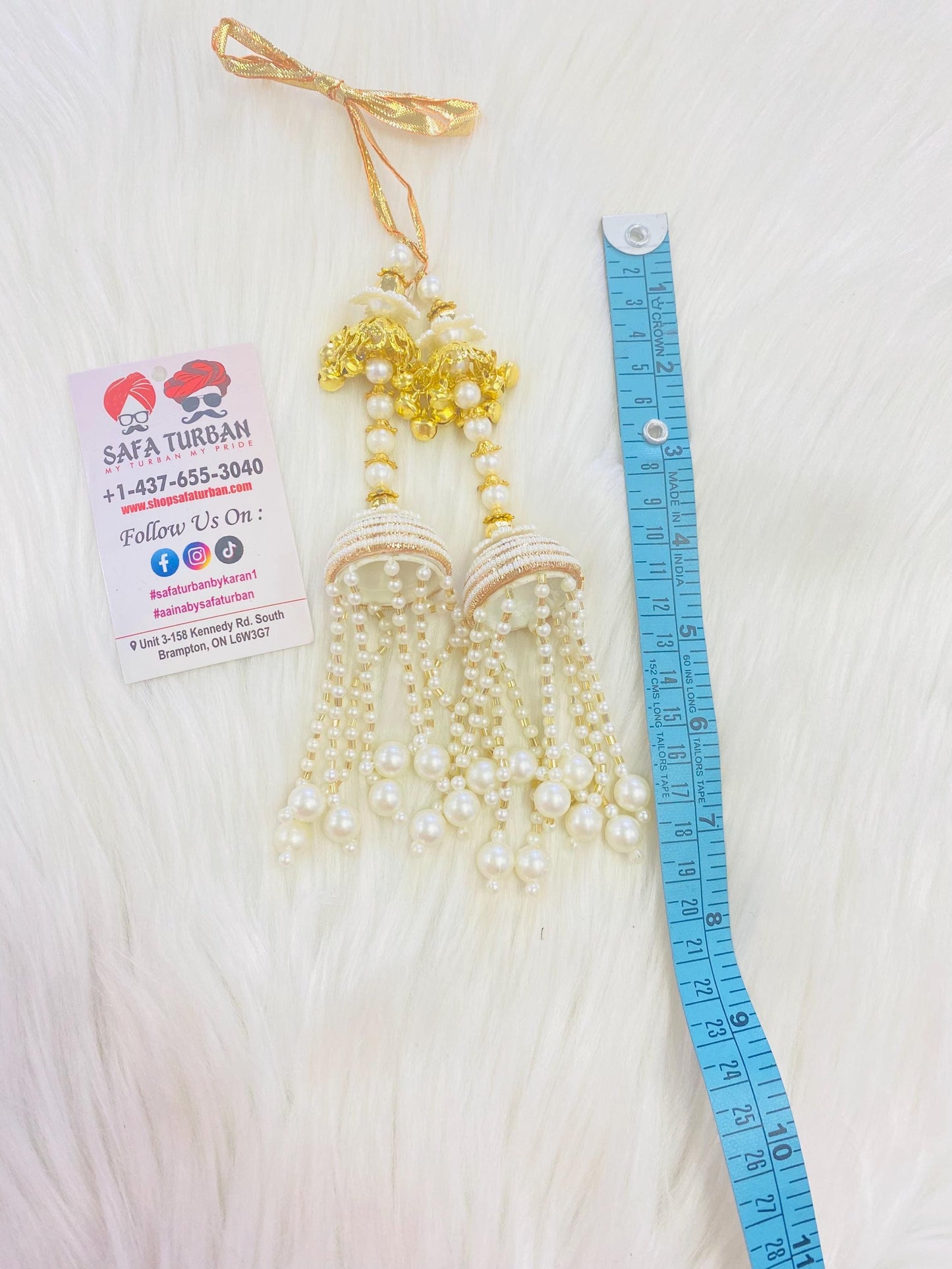 Beautiful Bridal Kaleera Small size pearl Kaliras for Bride & Women Hand Hanging Kalera(sold as pair)