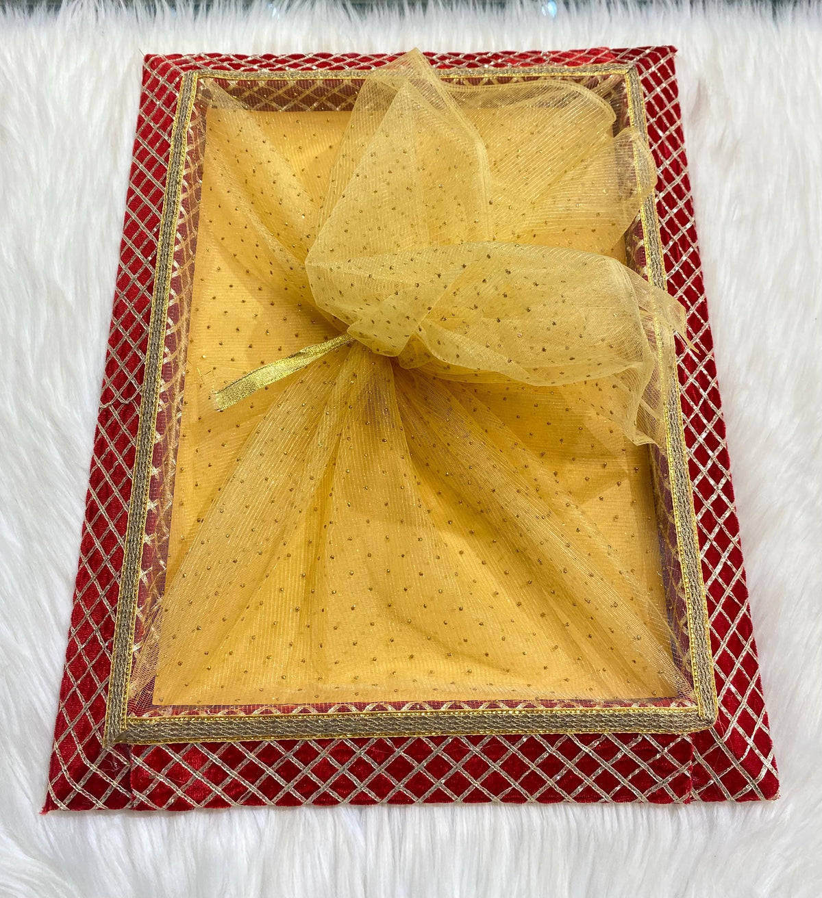 Decorative Wedding Tray/Trousseau Tray/Gifting Tray/Packing Tray