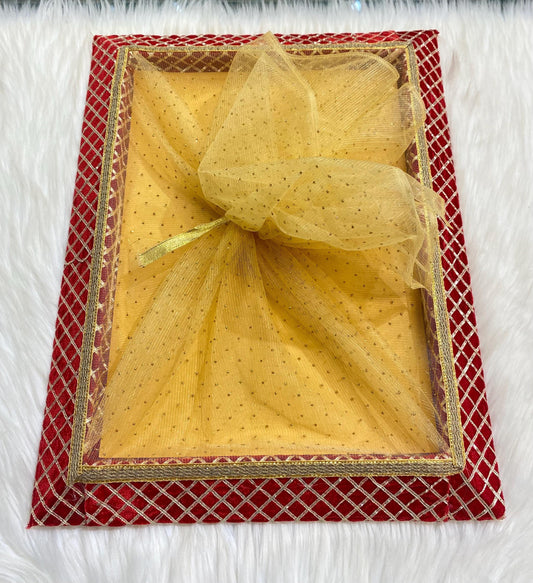 Decorative Wedding Tray/Trousseau Tray/Gifting Tray/Packing Tray