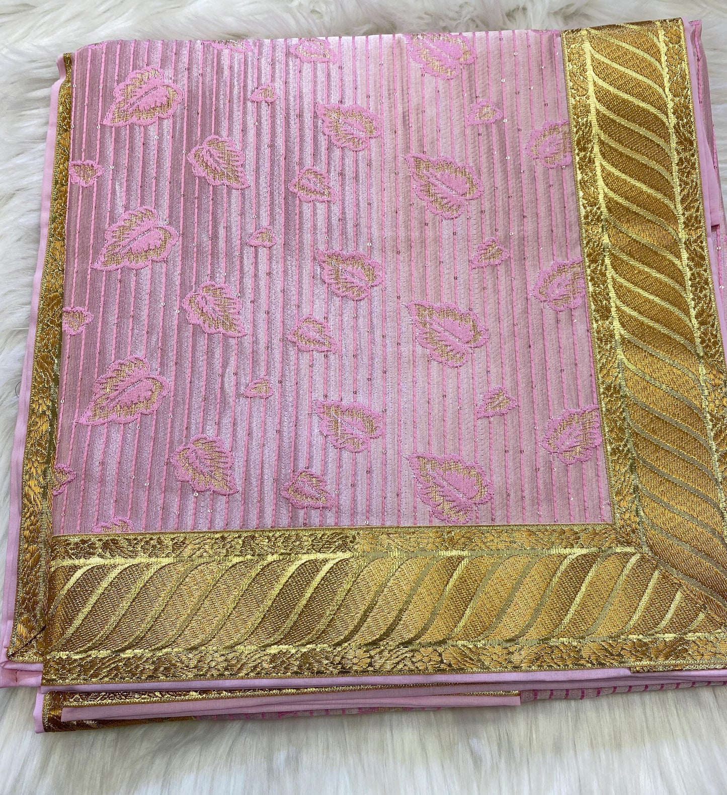 Rumala Sahib Double Set with Cotton Lining (with Heavy Embroidery and Side Border)