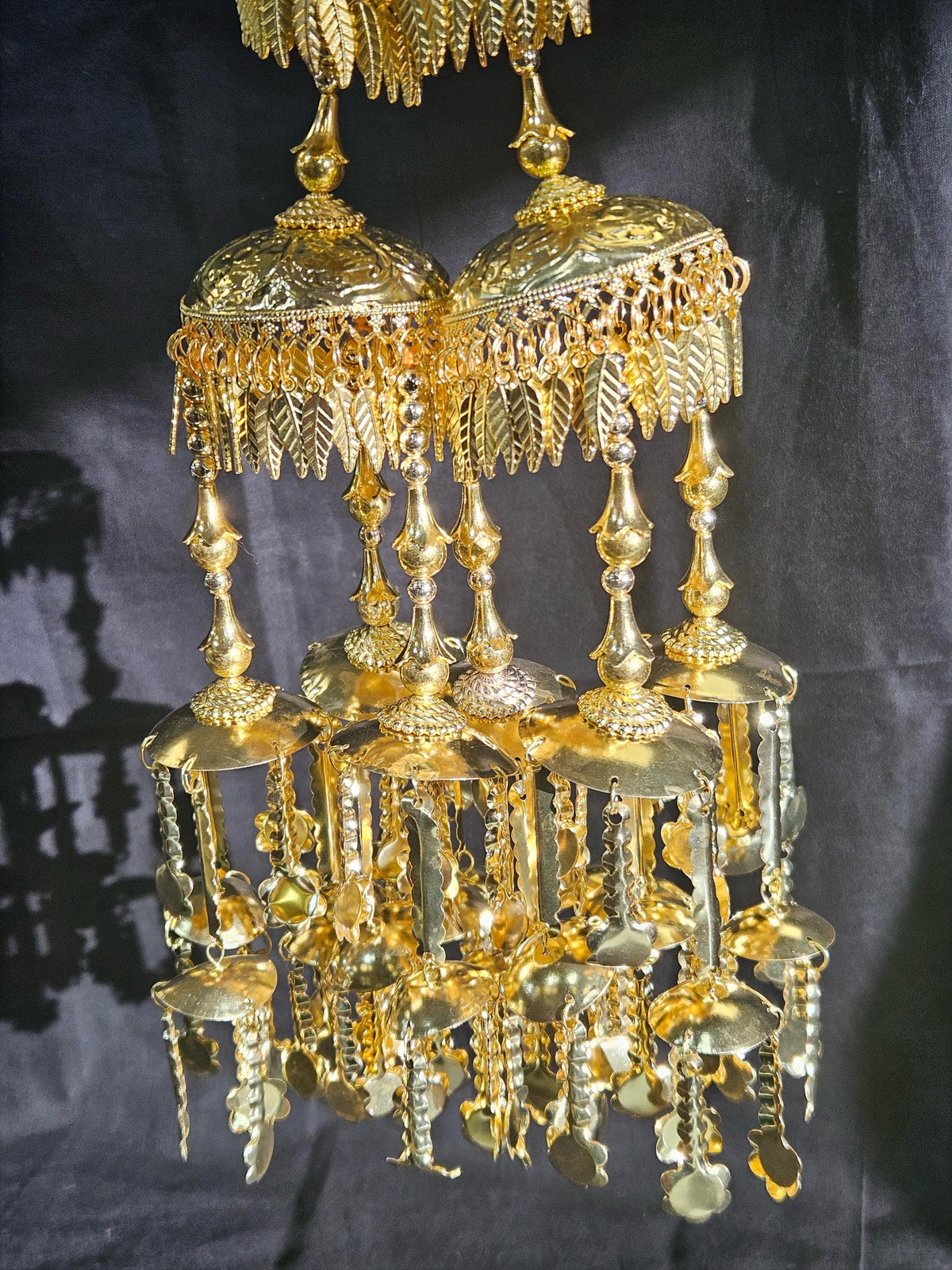 Beautiful Bridal Kaleera Traditional Embossed big size Kaliras for Bride & Women Hand Hanging Kalera(sold as pair)